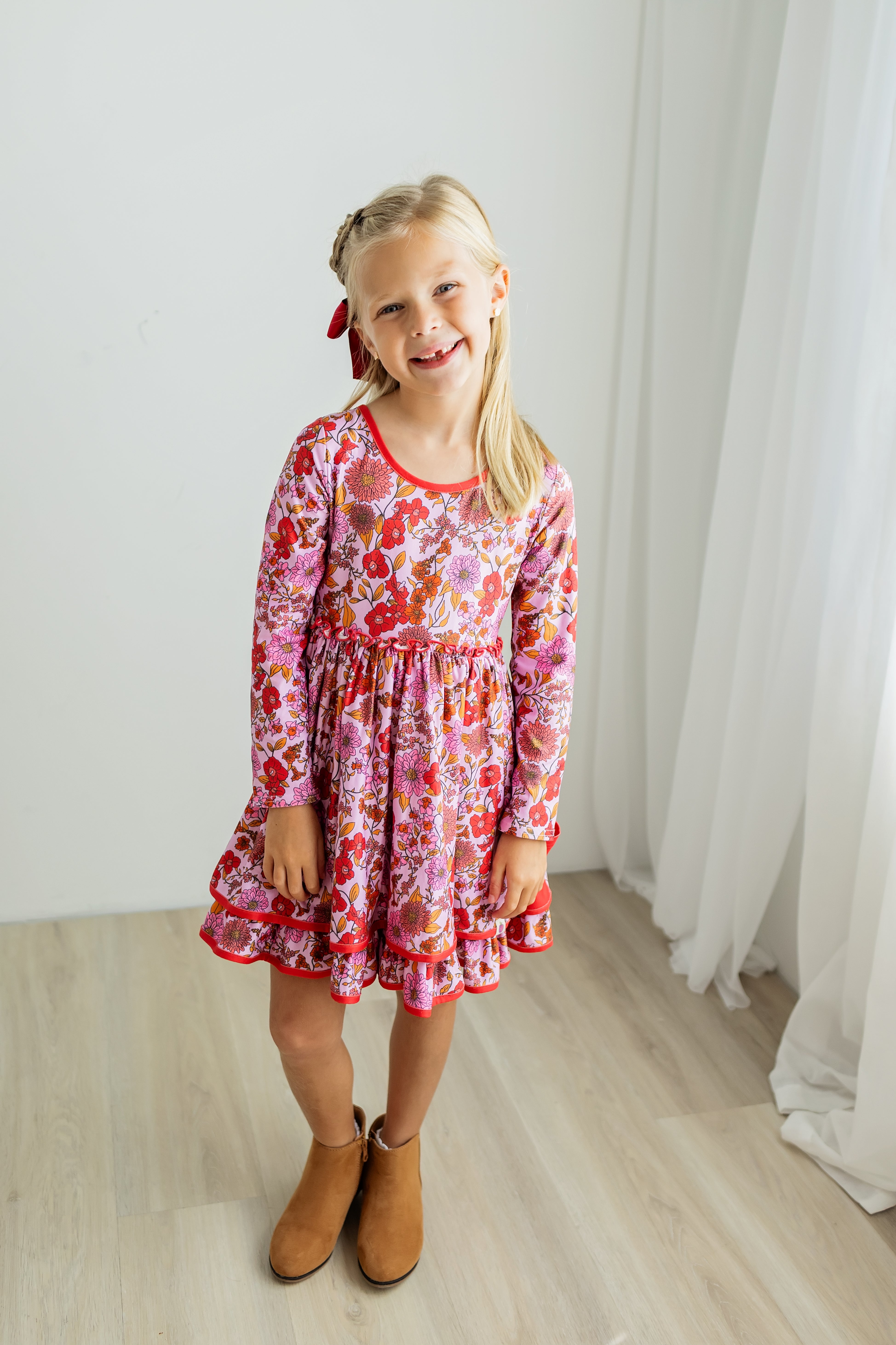 Myra Knit Dress - Rosewood
