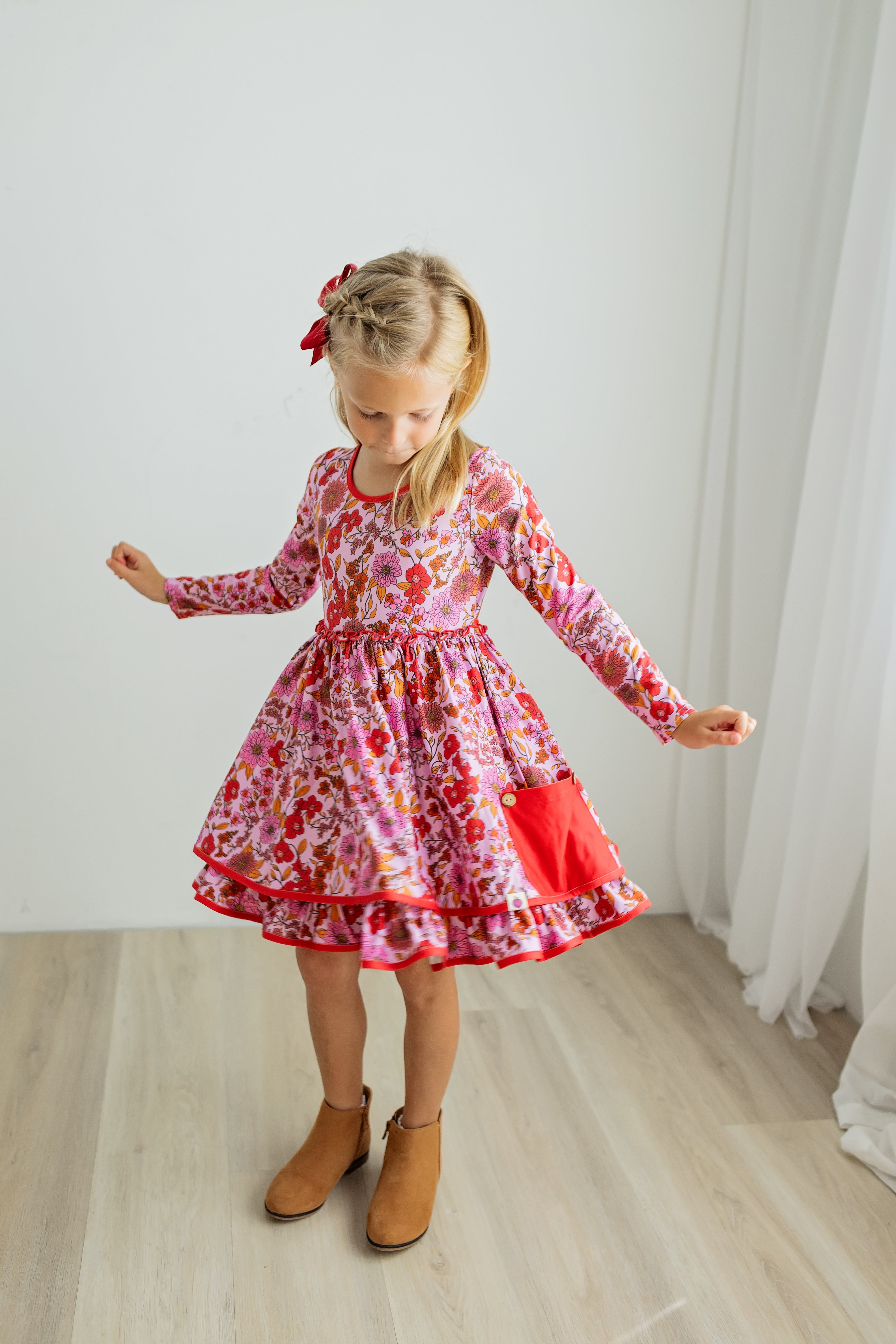 Myra Knit Dress - Rosewood
