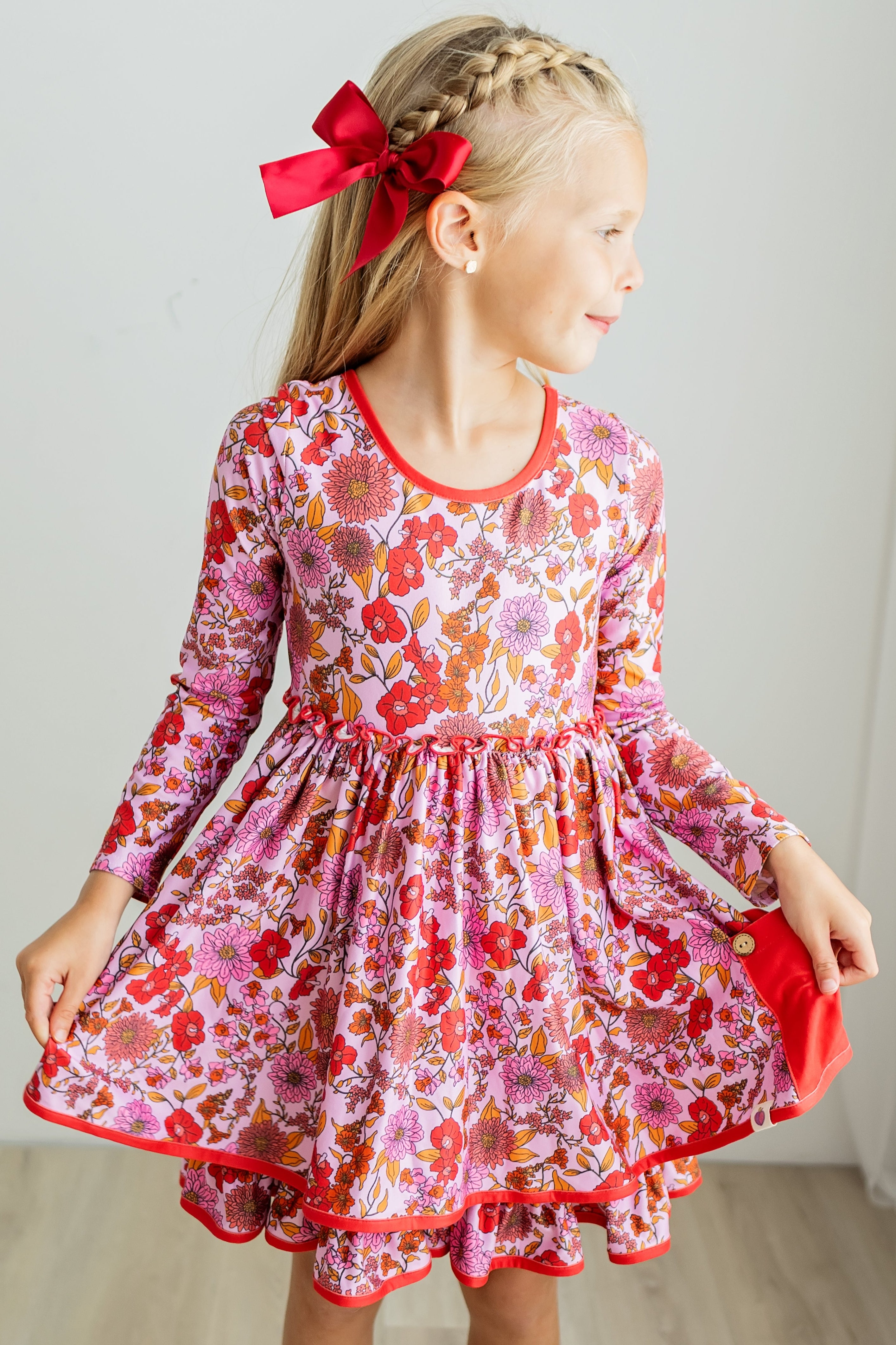 Myra Knit Dress - Rosewood