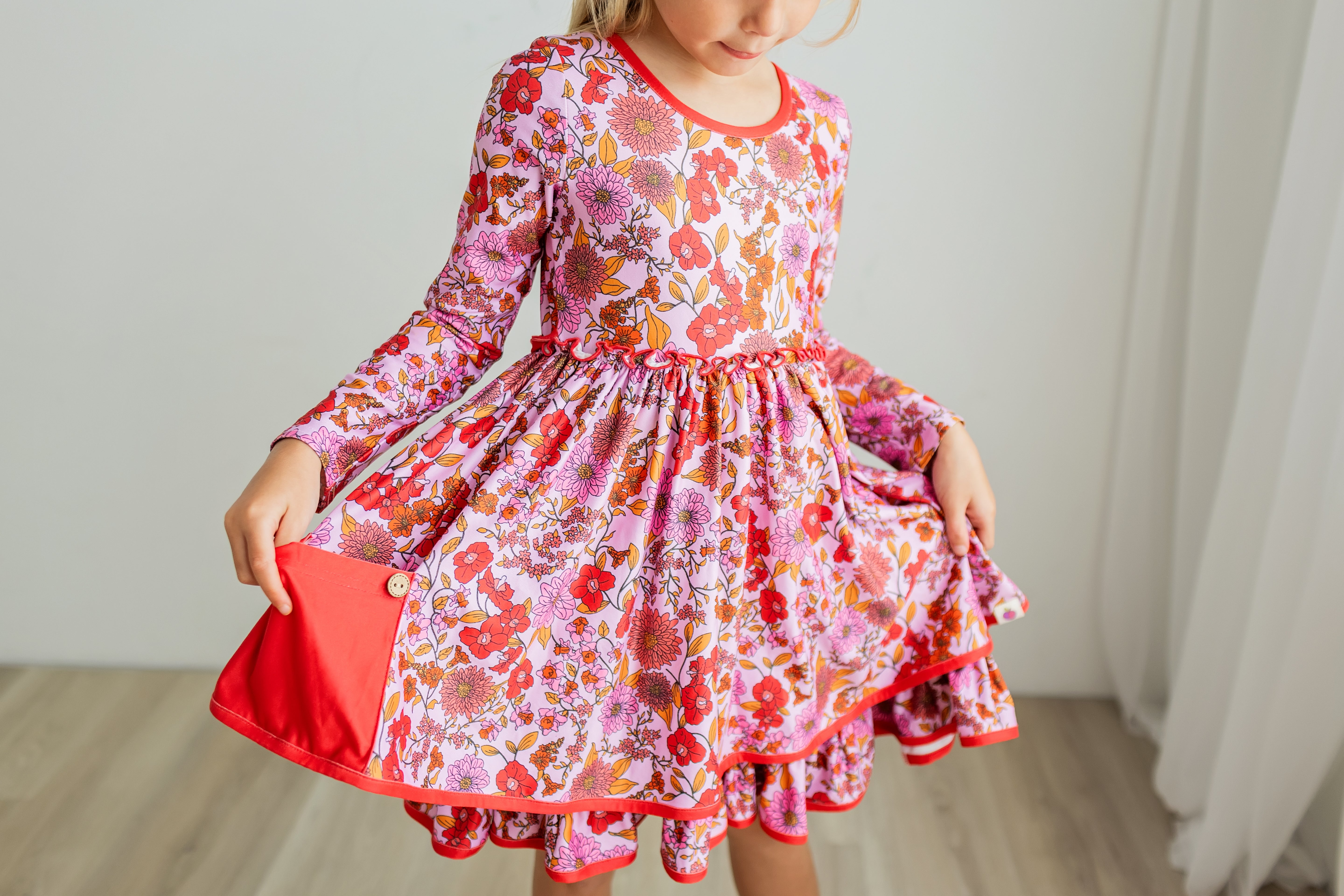 Myra Knit Dress - Rosewood