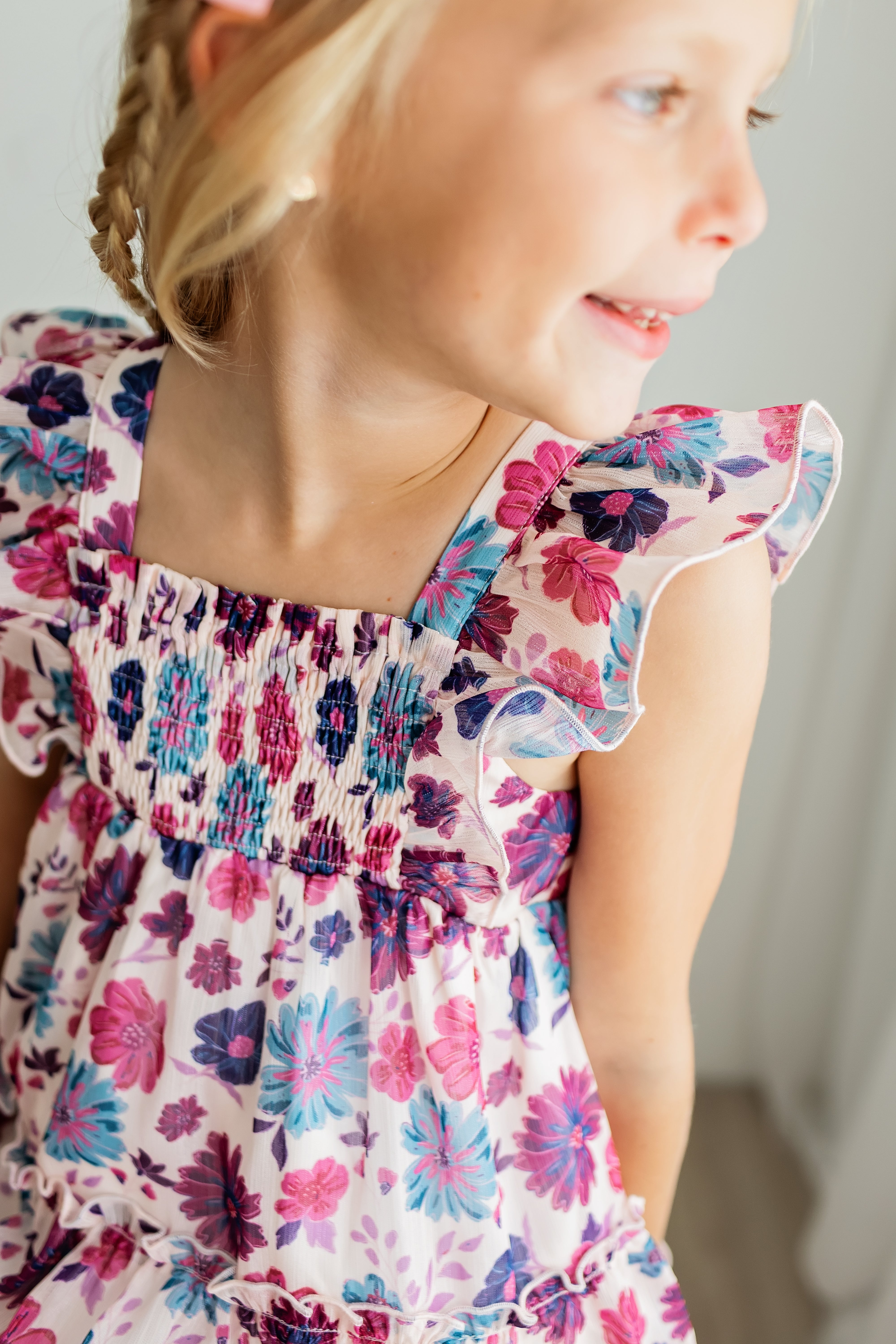 Brielle Shimmer Dress -Jewelbloom (Pre-Order)