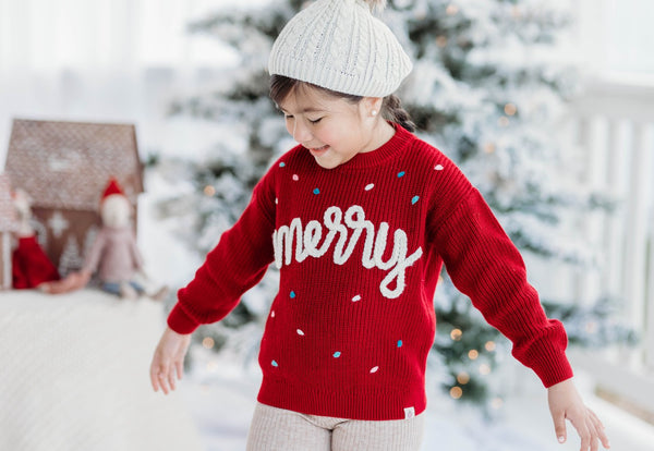 Embroidered Sweater - Merry