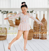Farrah Leotard - Golden Apricot