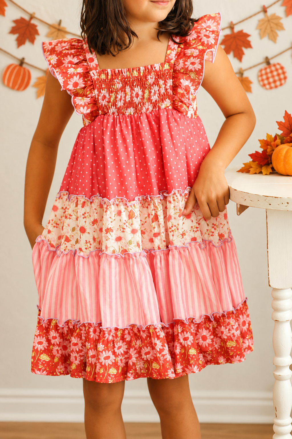 Brielle Dress - Cherry Fizz