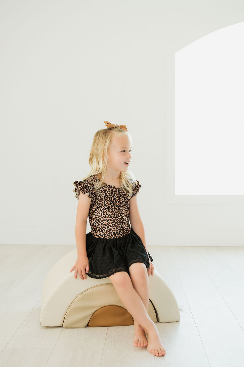 Farrah Clipdot Leotard - Wild Rosette