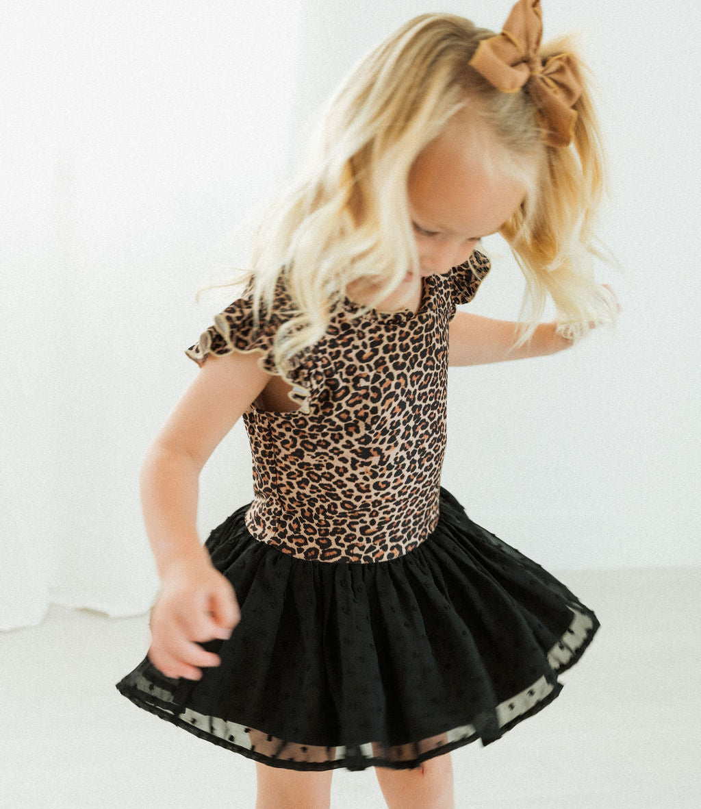 Farrah Clipdot Leotard - Wild Rosette