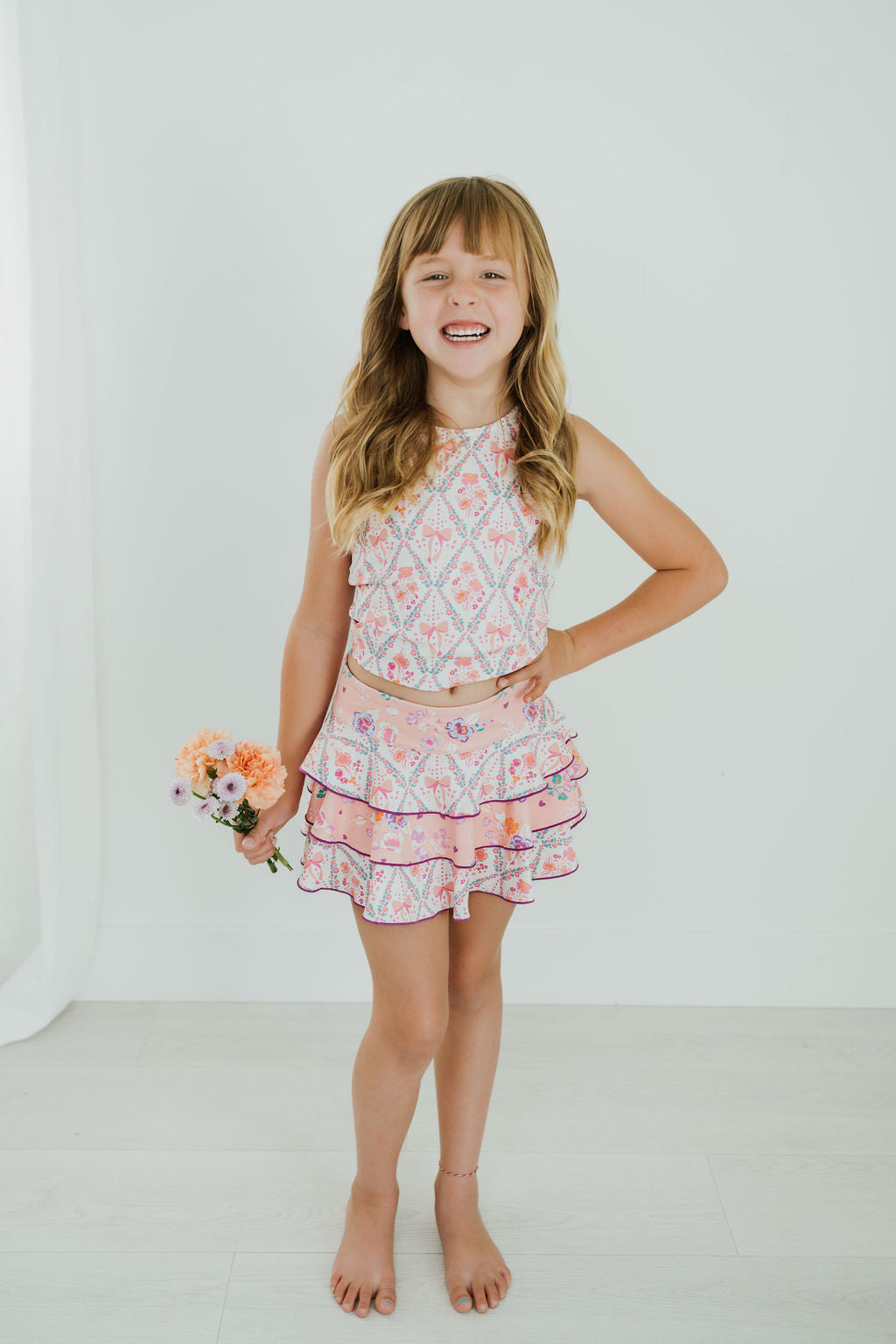 Active Skirt - Rosie Ribbons (Pre-Order)