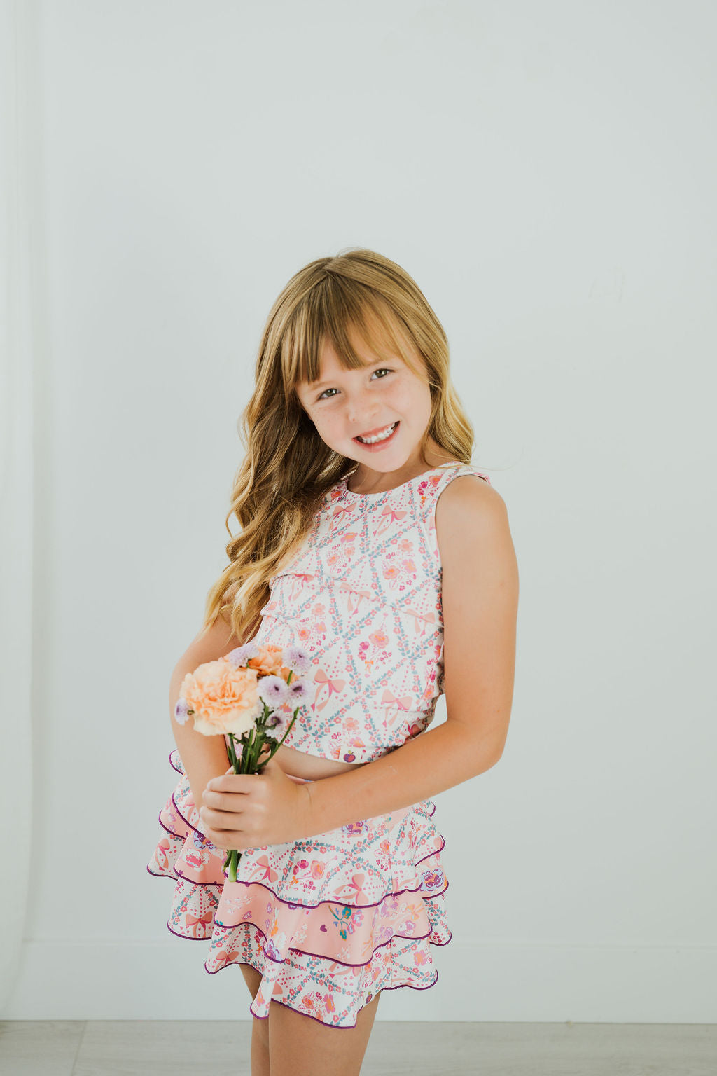 Active Skirt - Rosie Ribbons (Pre-Order)