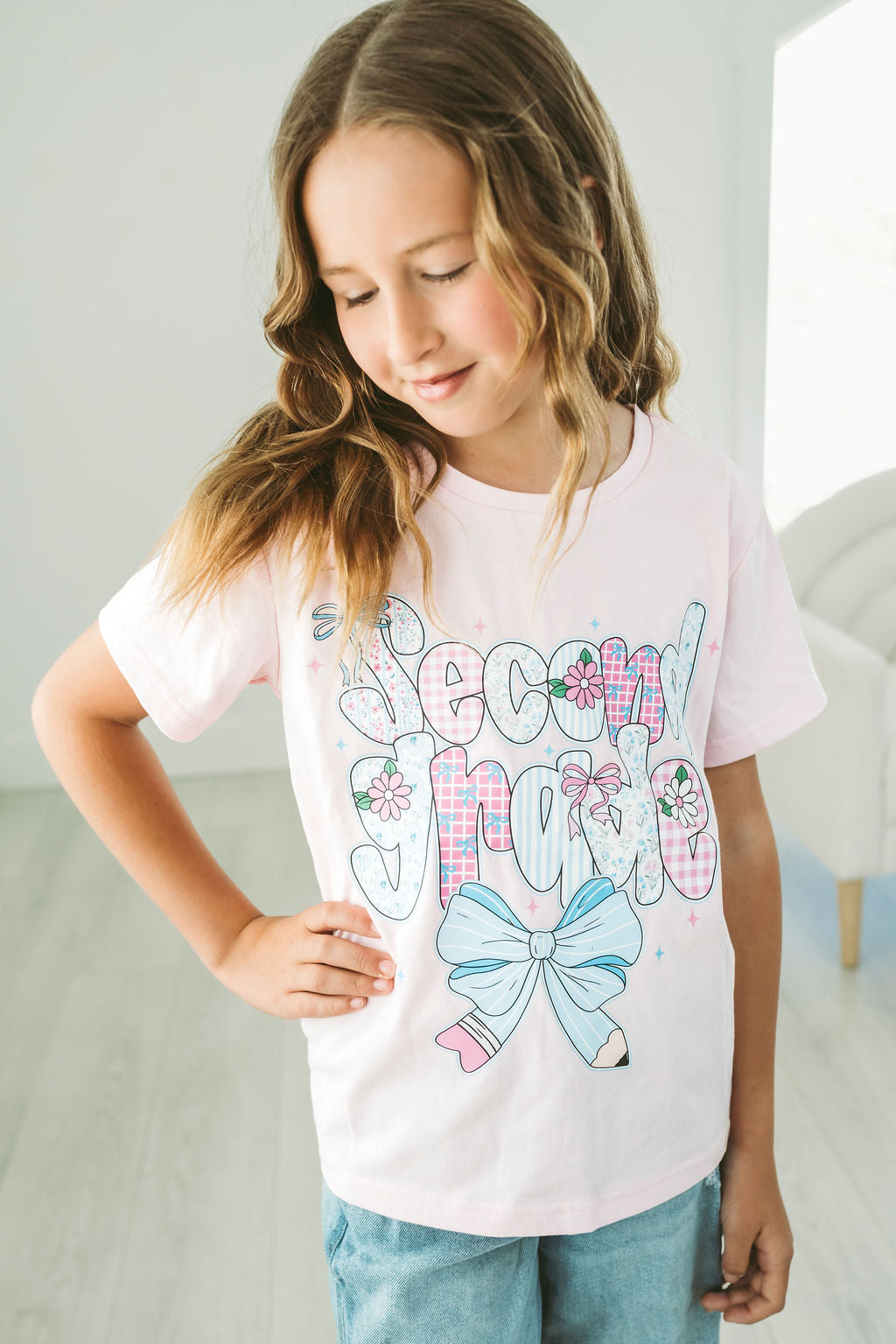 Graphic Tee - Second Grade Sweet Meadow