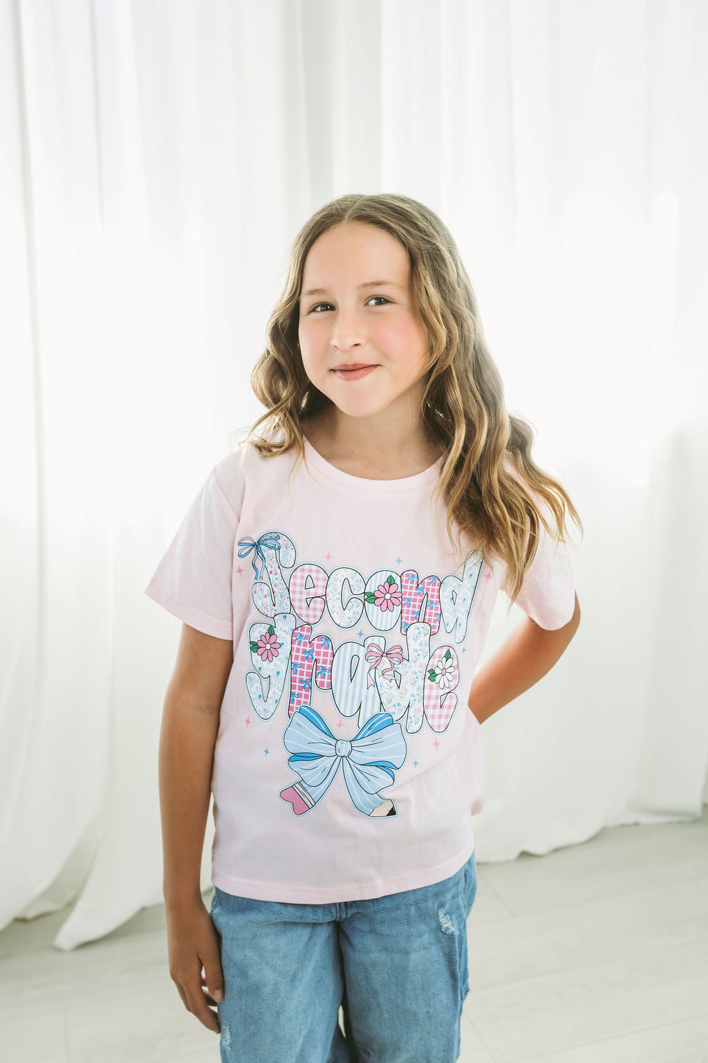 Graphic Tee - Second Grade Sweet Meadow