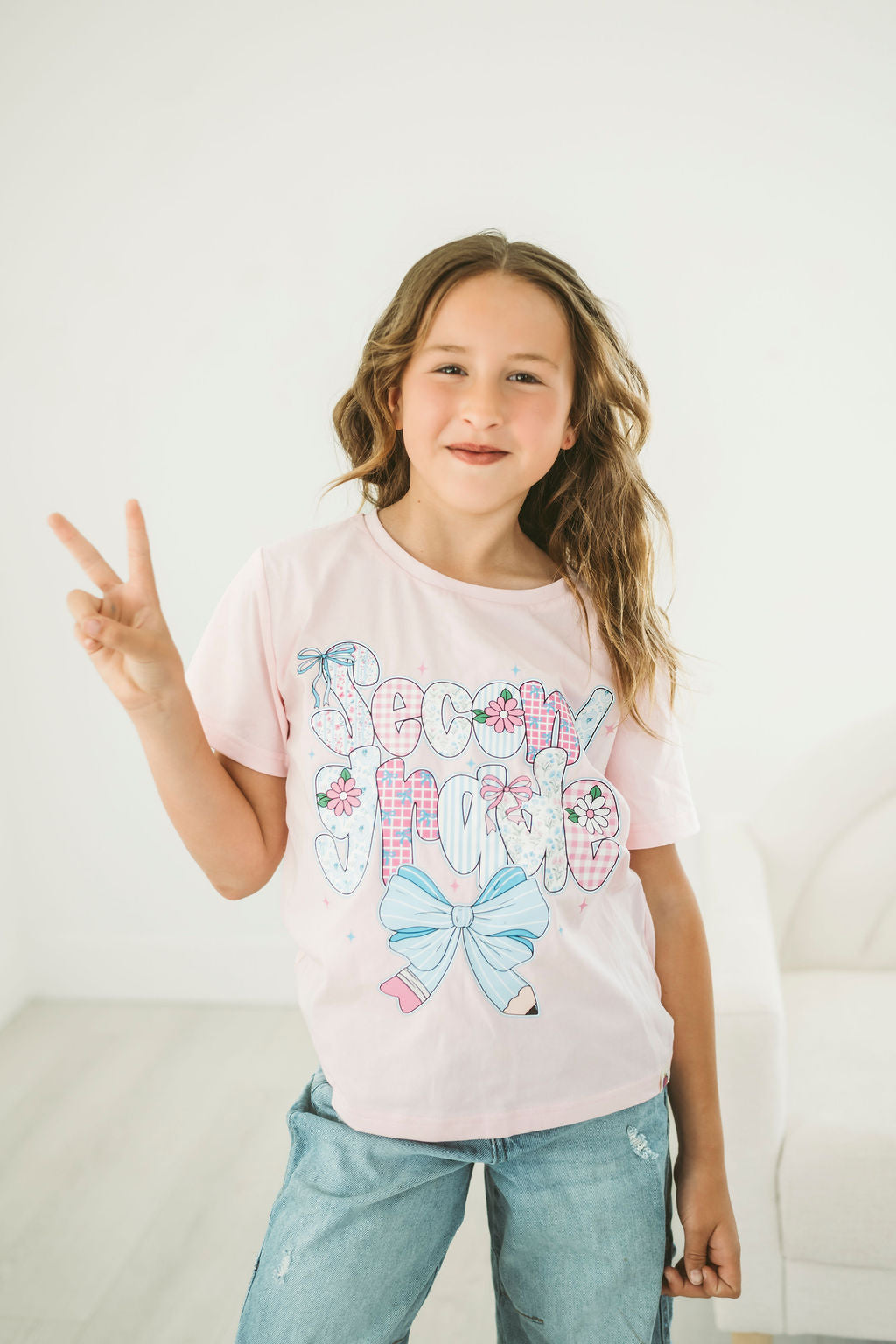 Graphic Tee - Second Grade Sweet Meadow