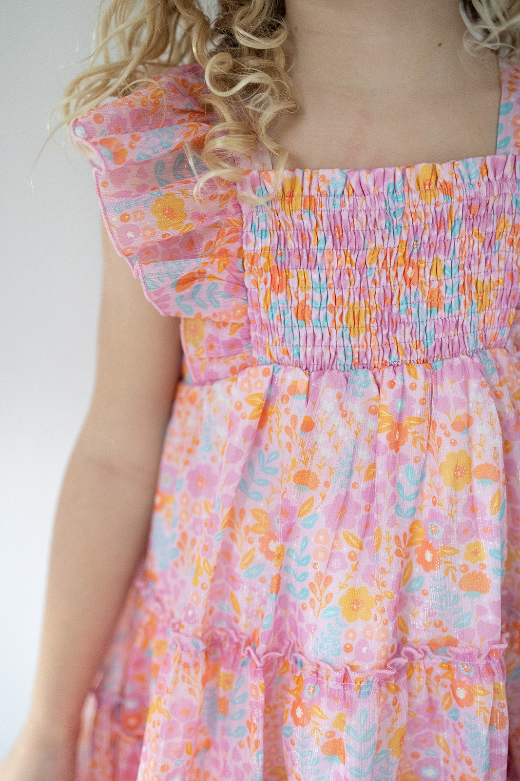 Brielle Dress - Pink Papaya Parade (Pre-Order)