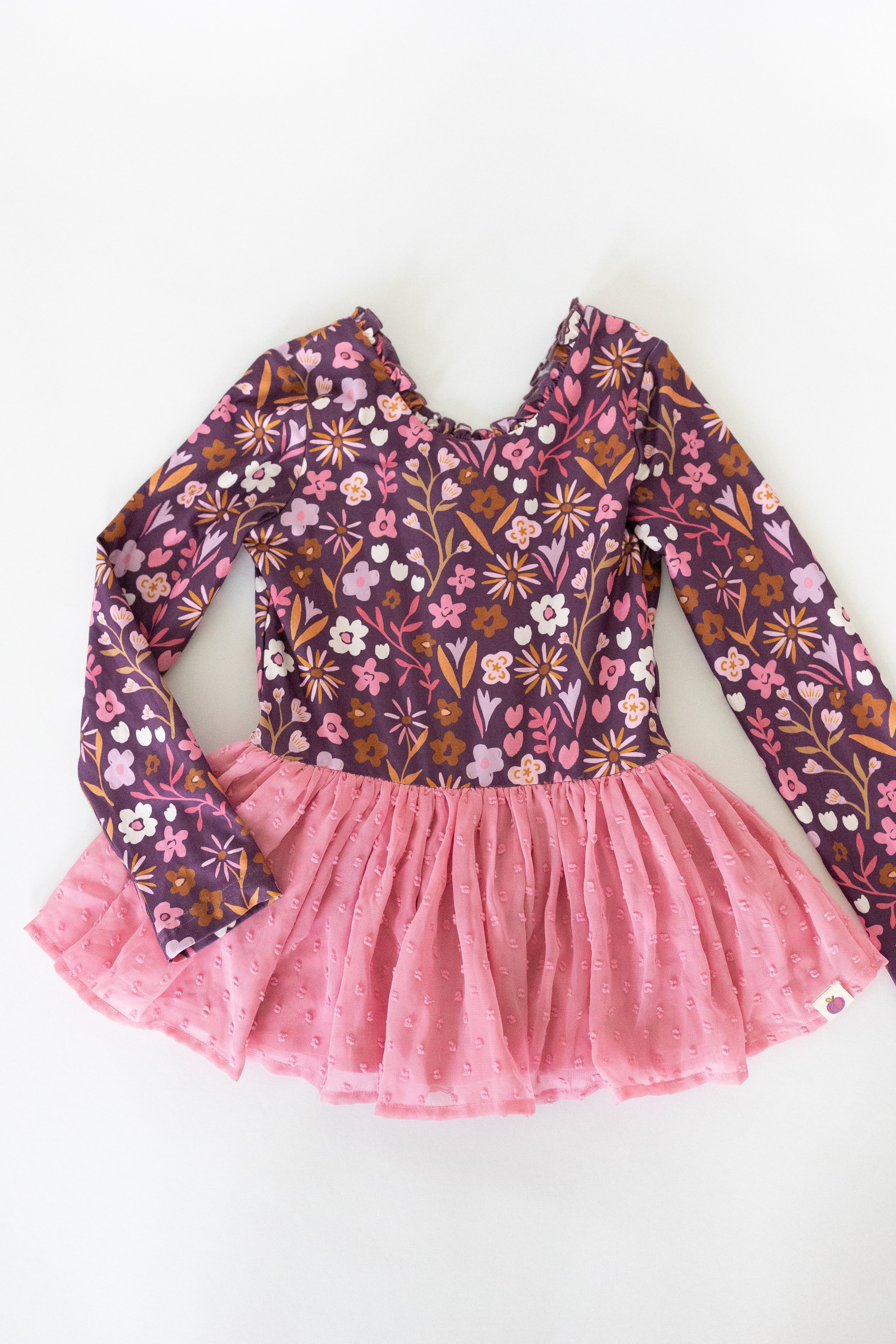 Farrah Clipdot Leotard - Amethyst Rose