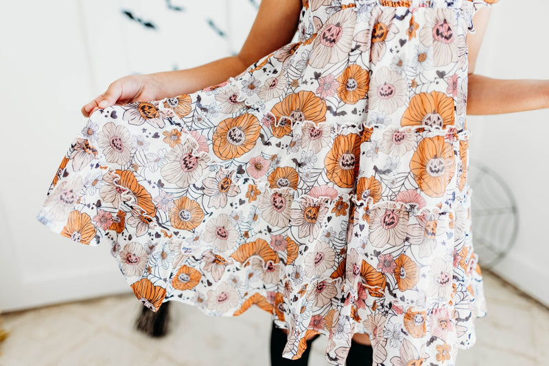 Brielle Shimmer Dress - Haunted Garden Glam