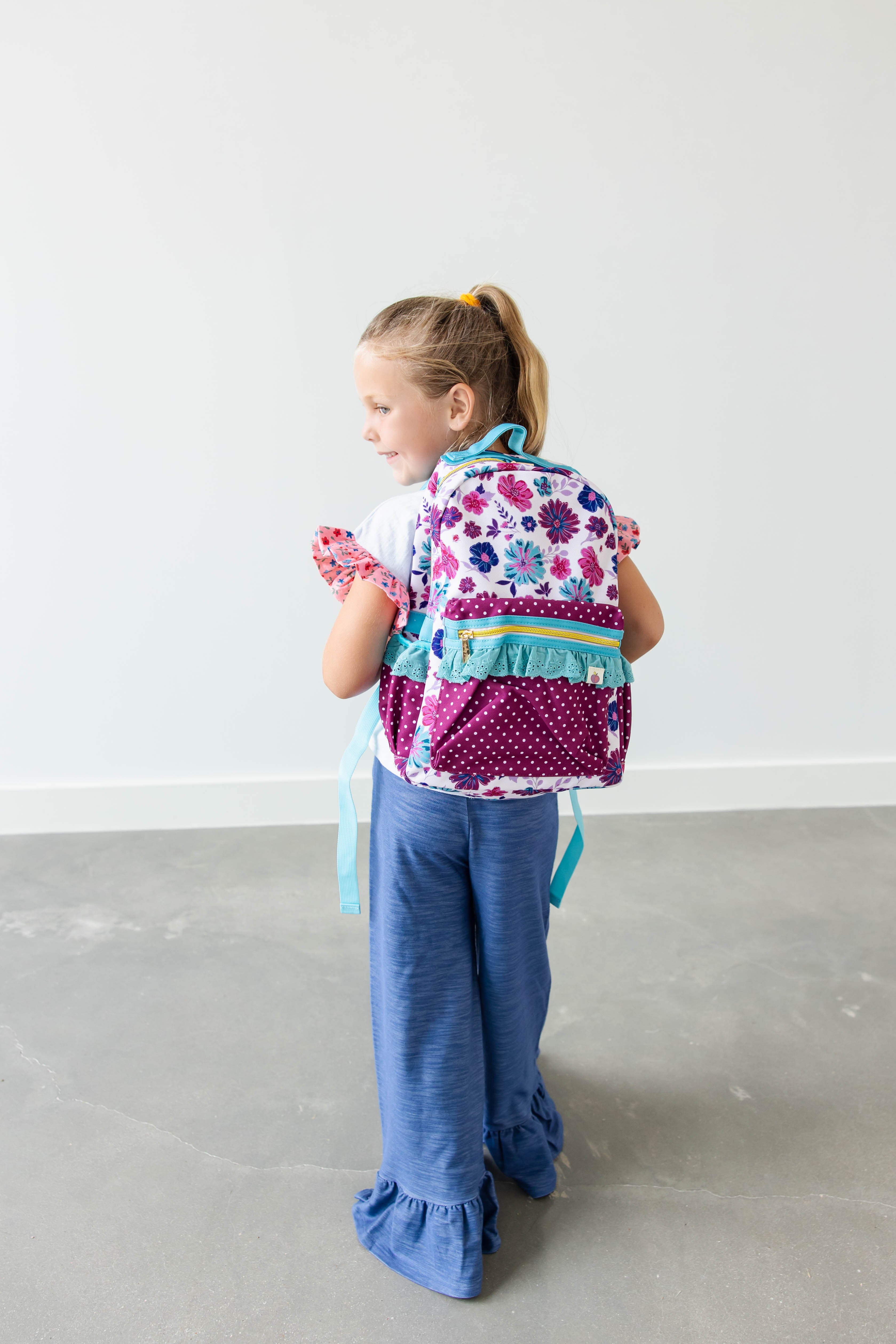 Bree Backpack - Jewelbloom – Cheeky Plum