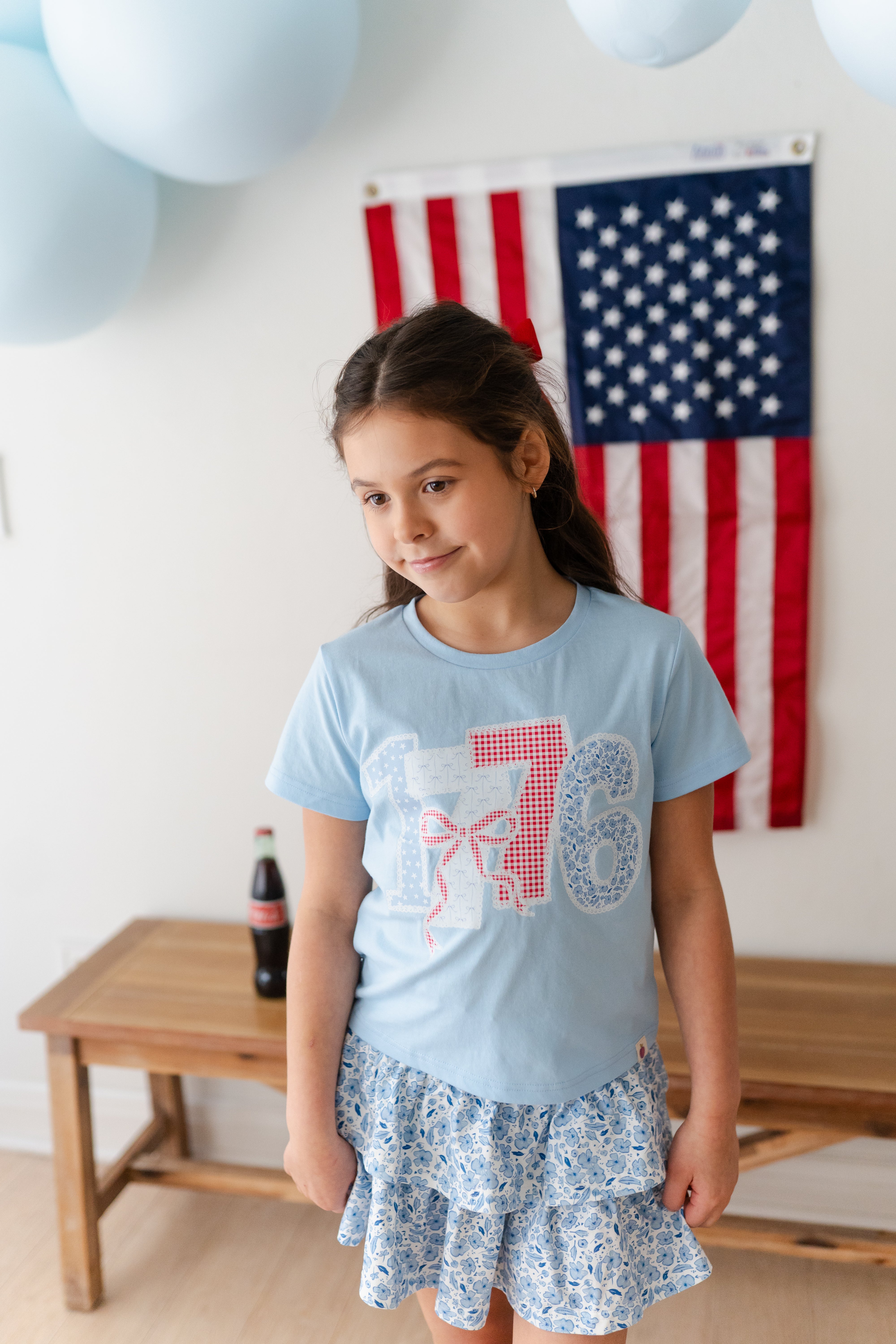 Applique Graphic Tee - 1776 Daydream