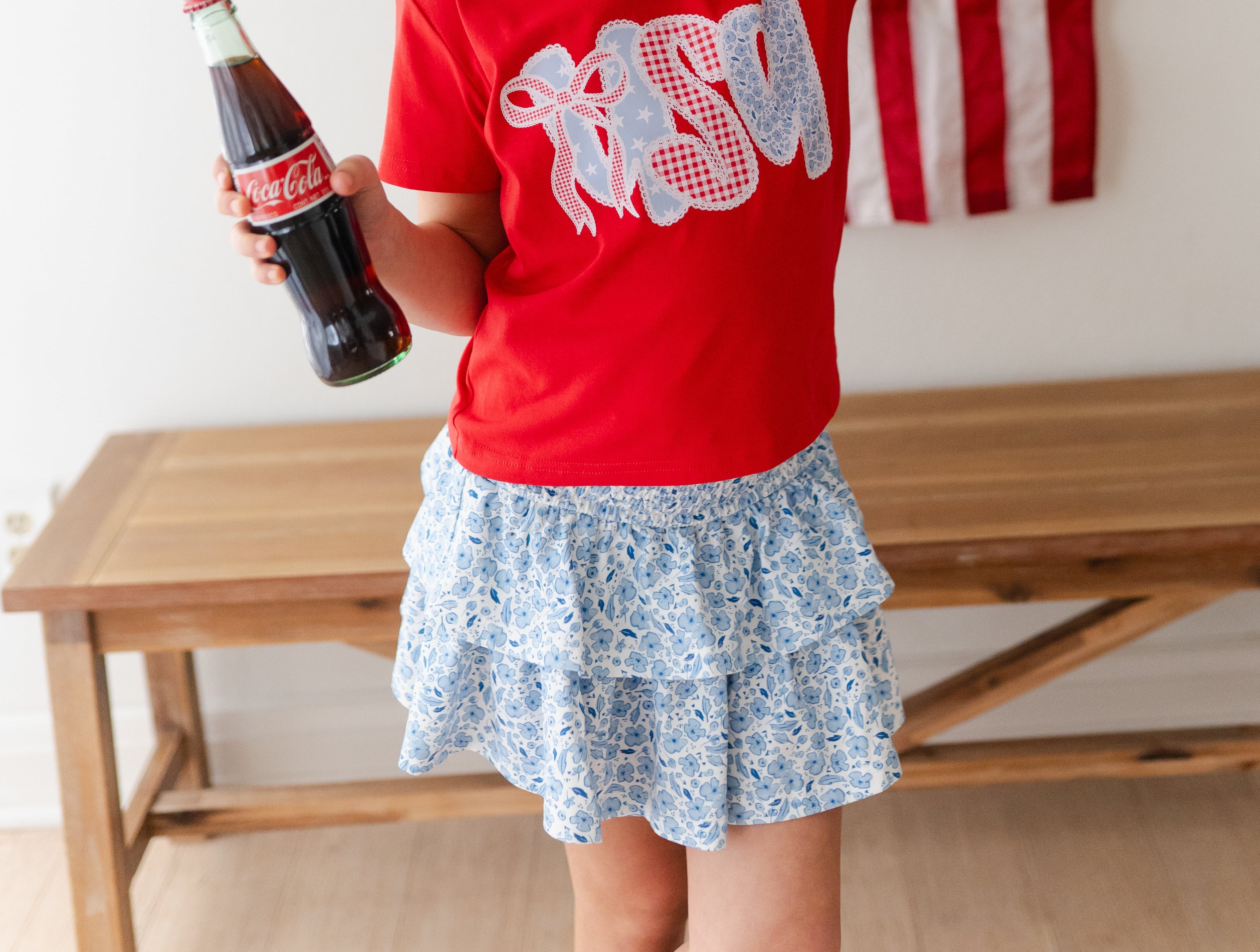 Blair Skirt - Dreamy Blue Blooms (Pre-Order)