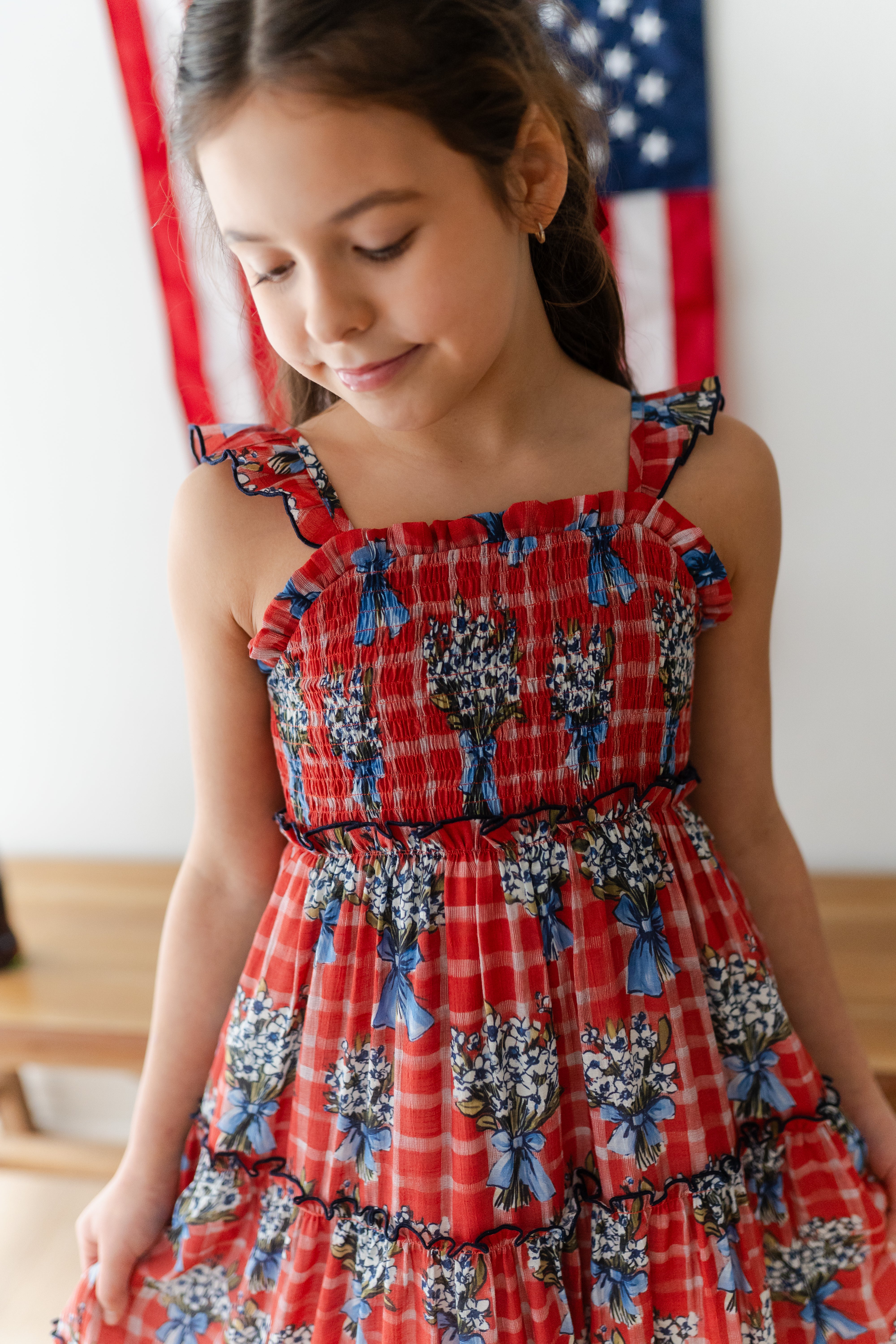 Fiona Maxi Dress - Patriotic Picnic (Pre-Order)