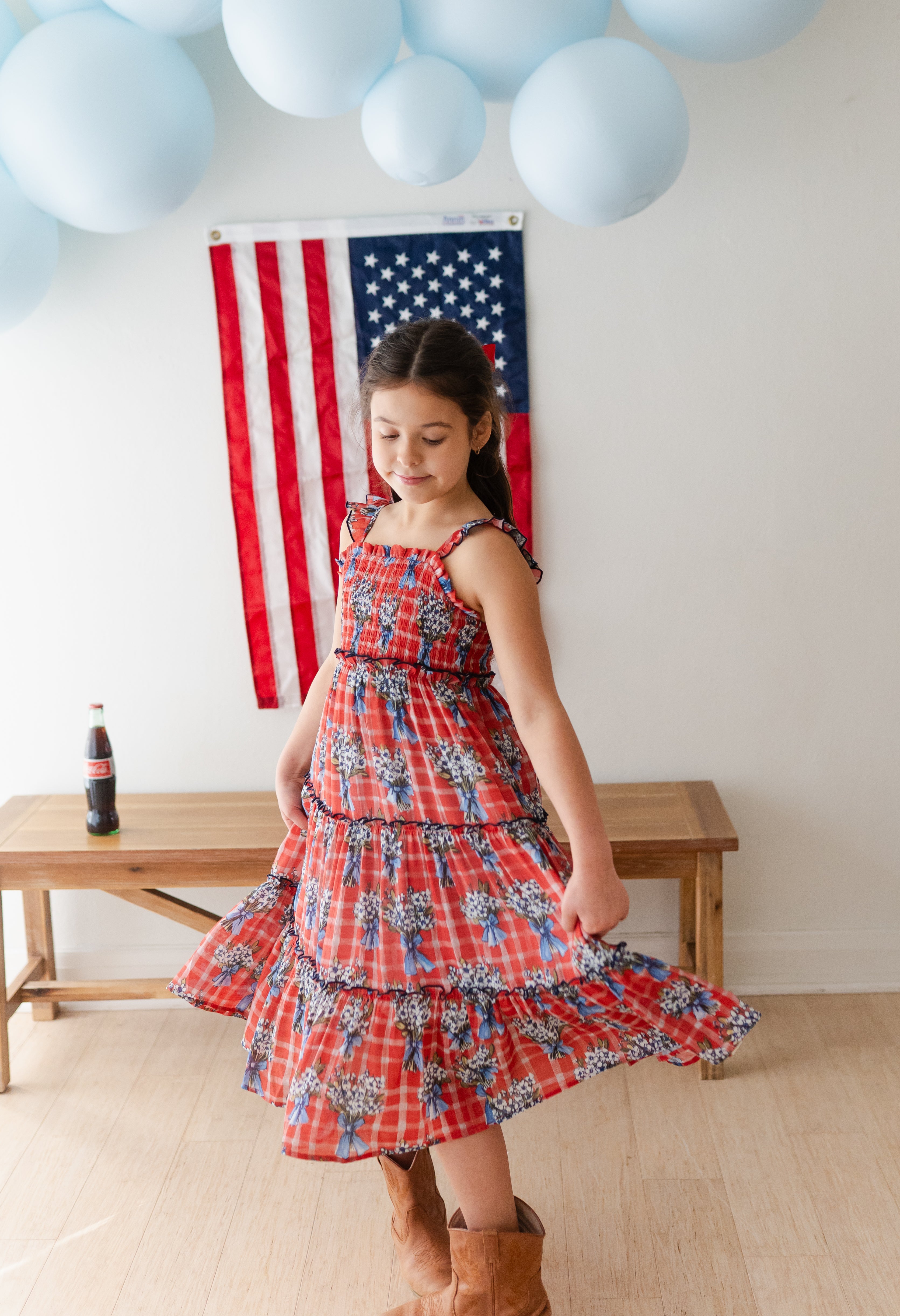 fitted lace wedding dress Burgundy and Blue Plaid Maxi Dress Xs main image 1