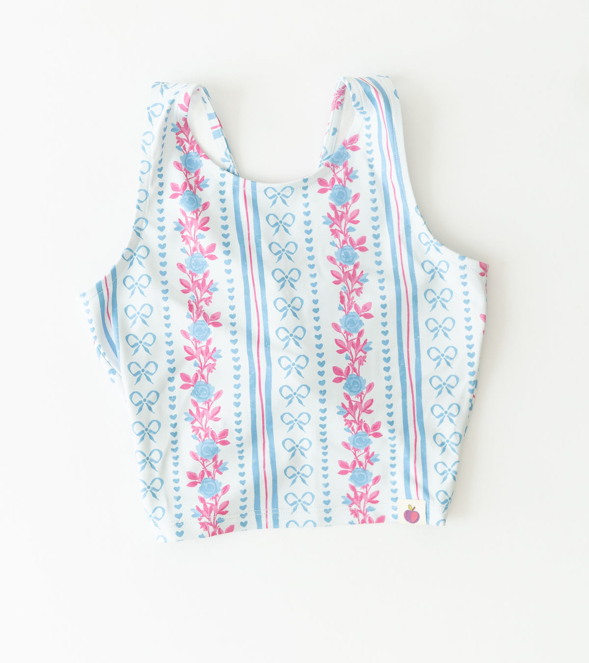 Tank Breaking Red Ribbon Active Tank - Rosé Ribbon Luxe – Cheeky Plum