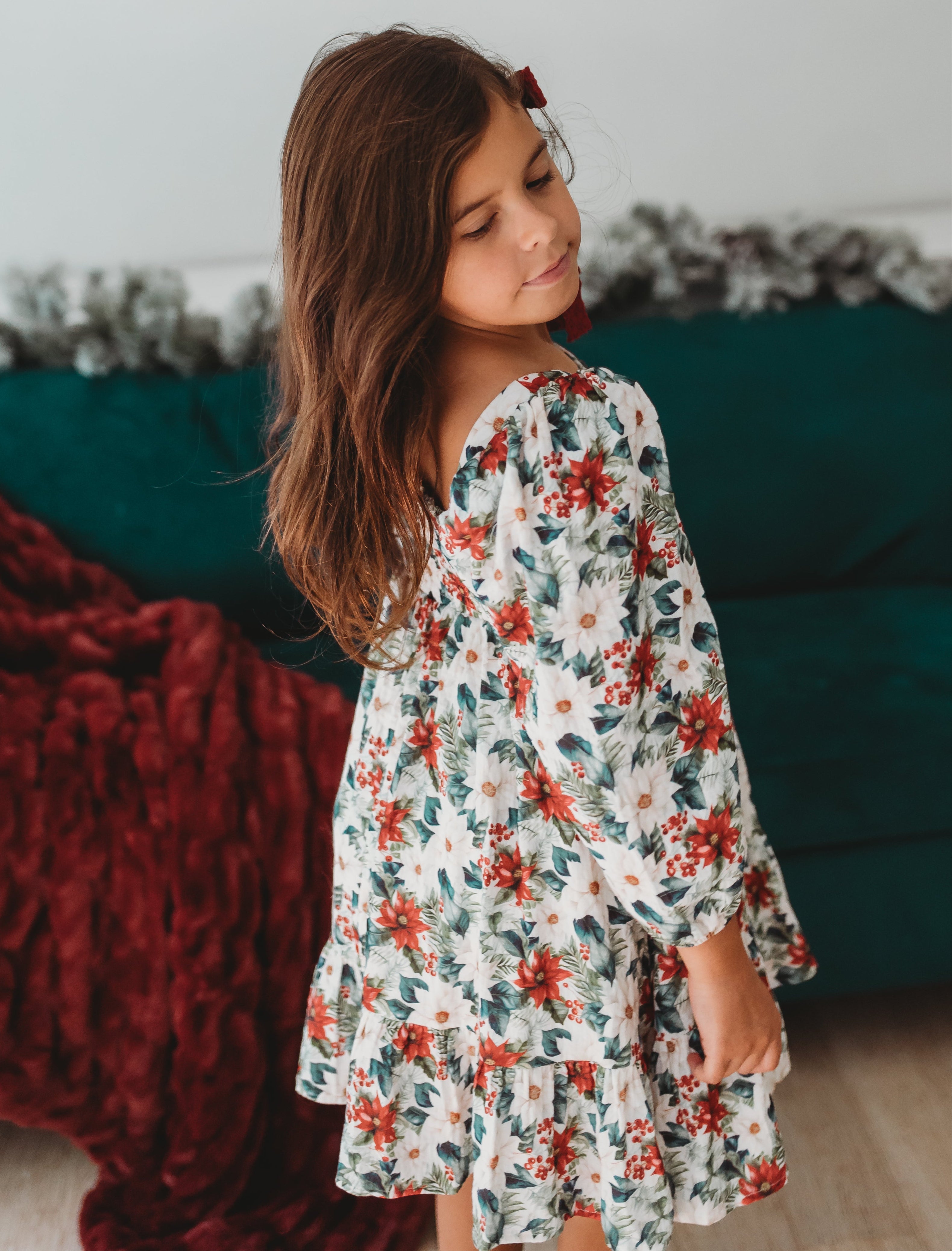 Puff Sleeve Gauze Dress - Snowberry (Pre-Order)