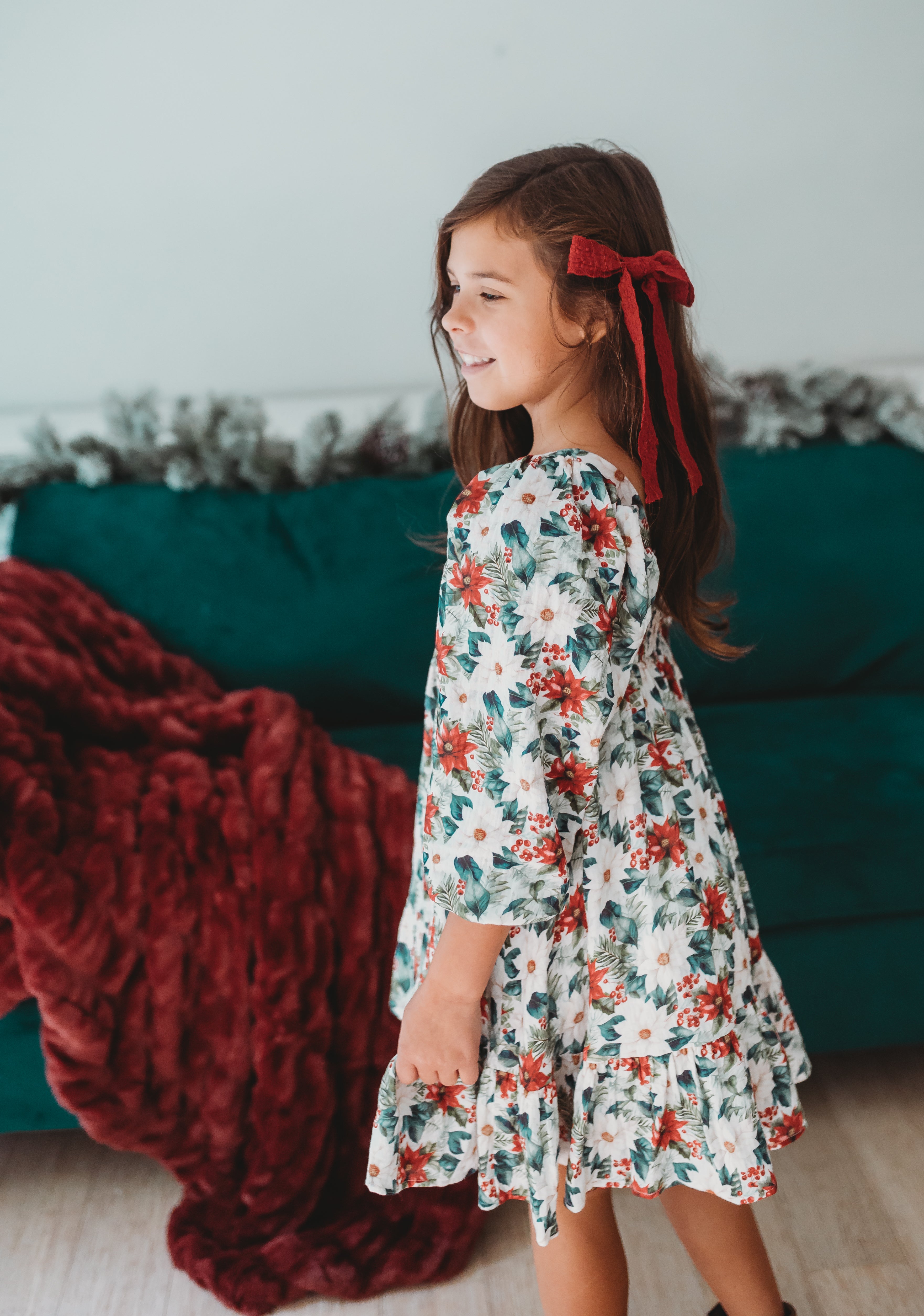 Puff Sleeve Gauze Dress - Snowberry (Pre-Order)