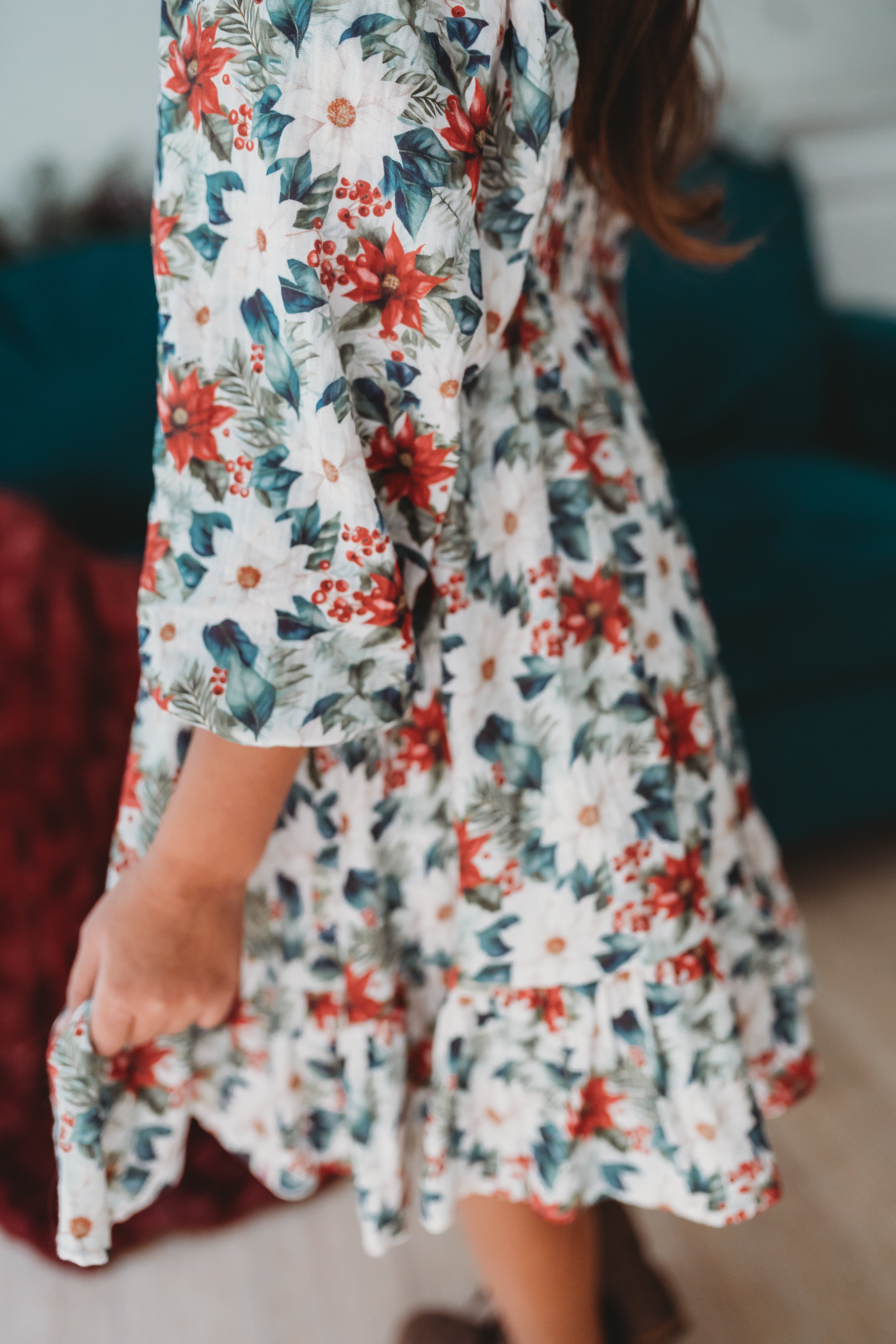 Puff Sleeve Gauze Dress - Snowberry (Pre-Order)