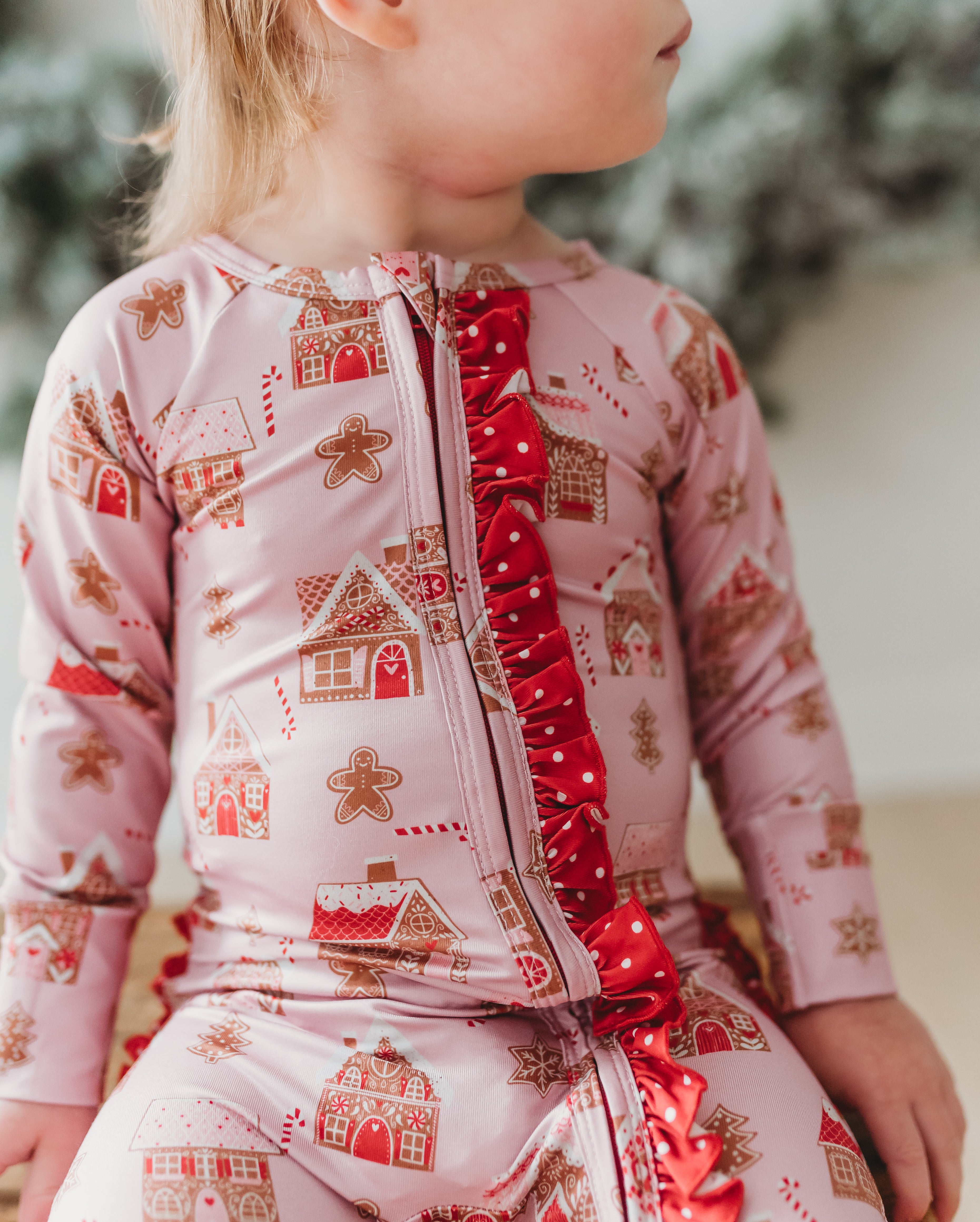 Zipper Loungewear - Gingerbread Lane