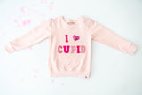 Chenille Sweatshirt - Cupid