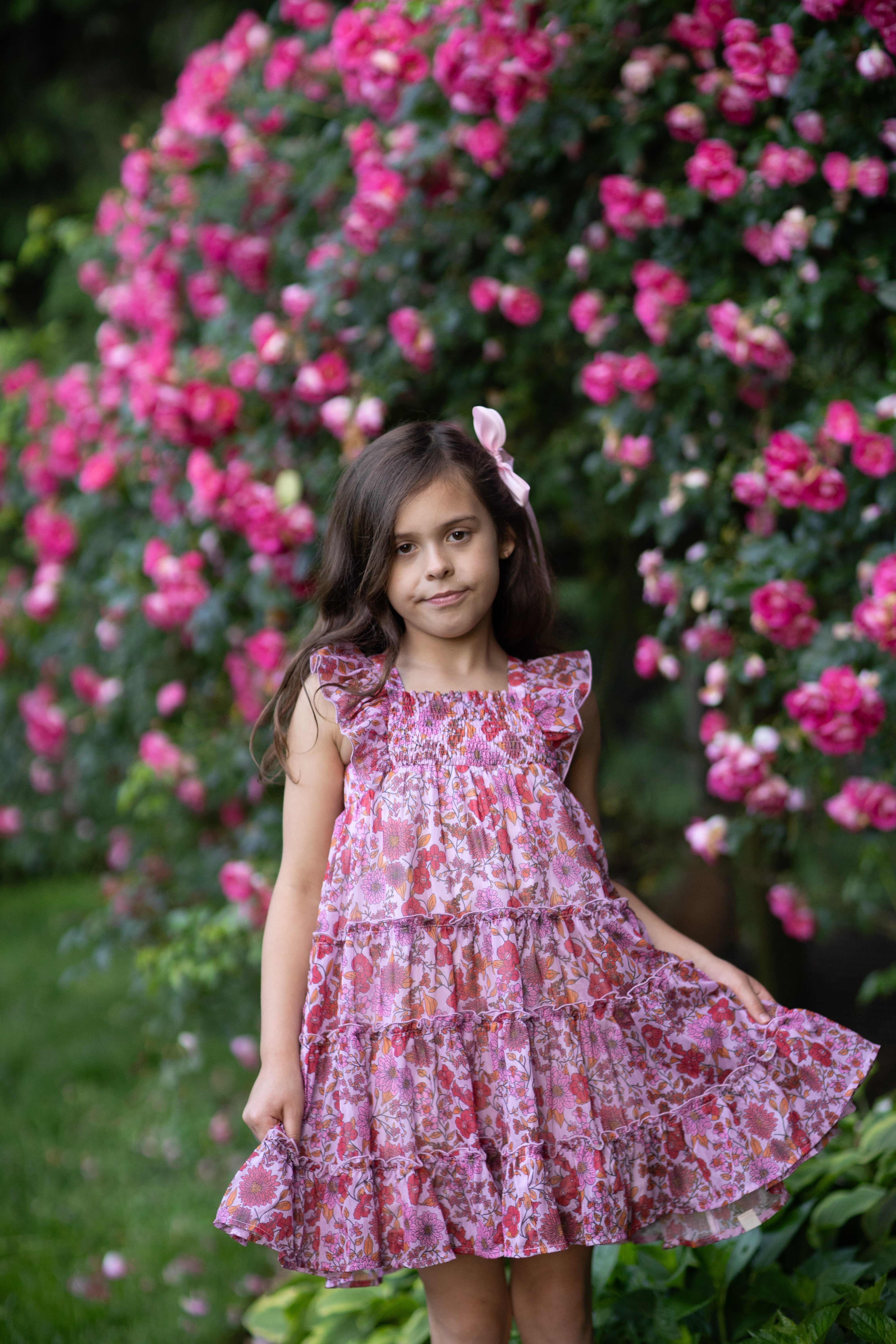 Brielle Shimmer Dress - Rosewood (Pre-Order)