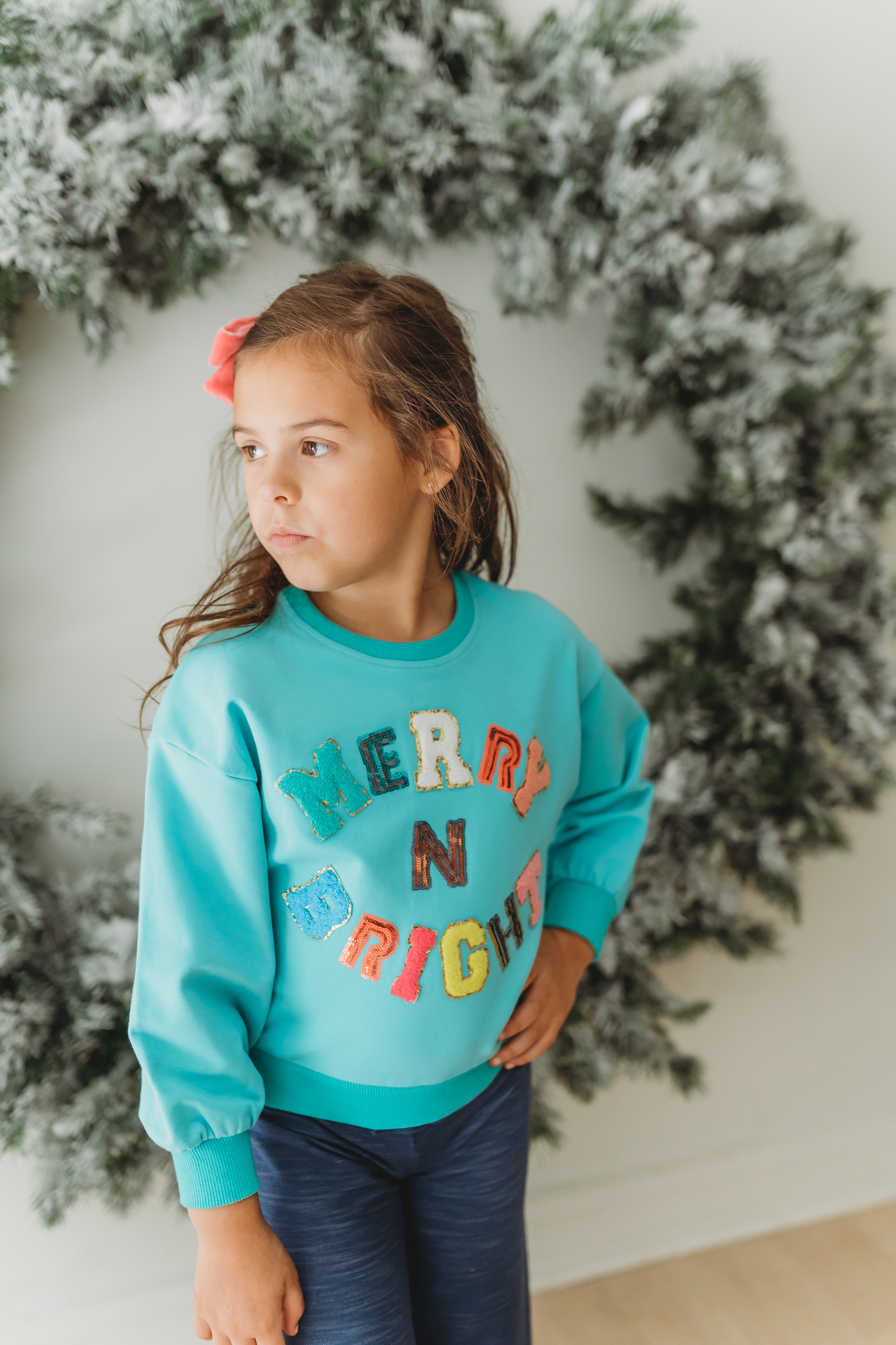 Chenille Sweatshirt - Merry N Bright