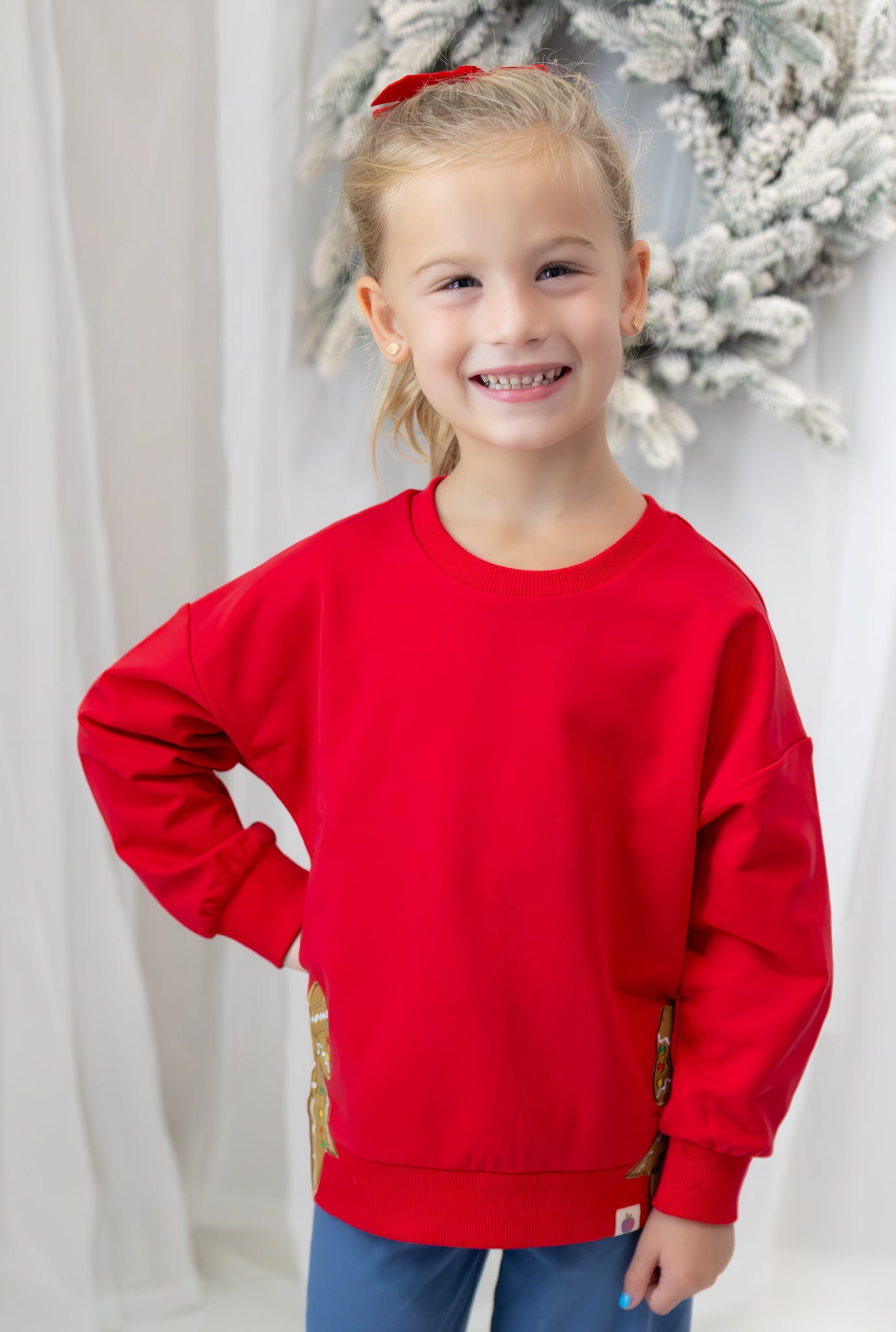Applique Sweater - Gingerbread Magic (Pre-Order)