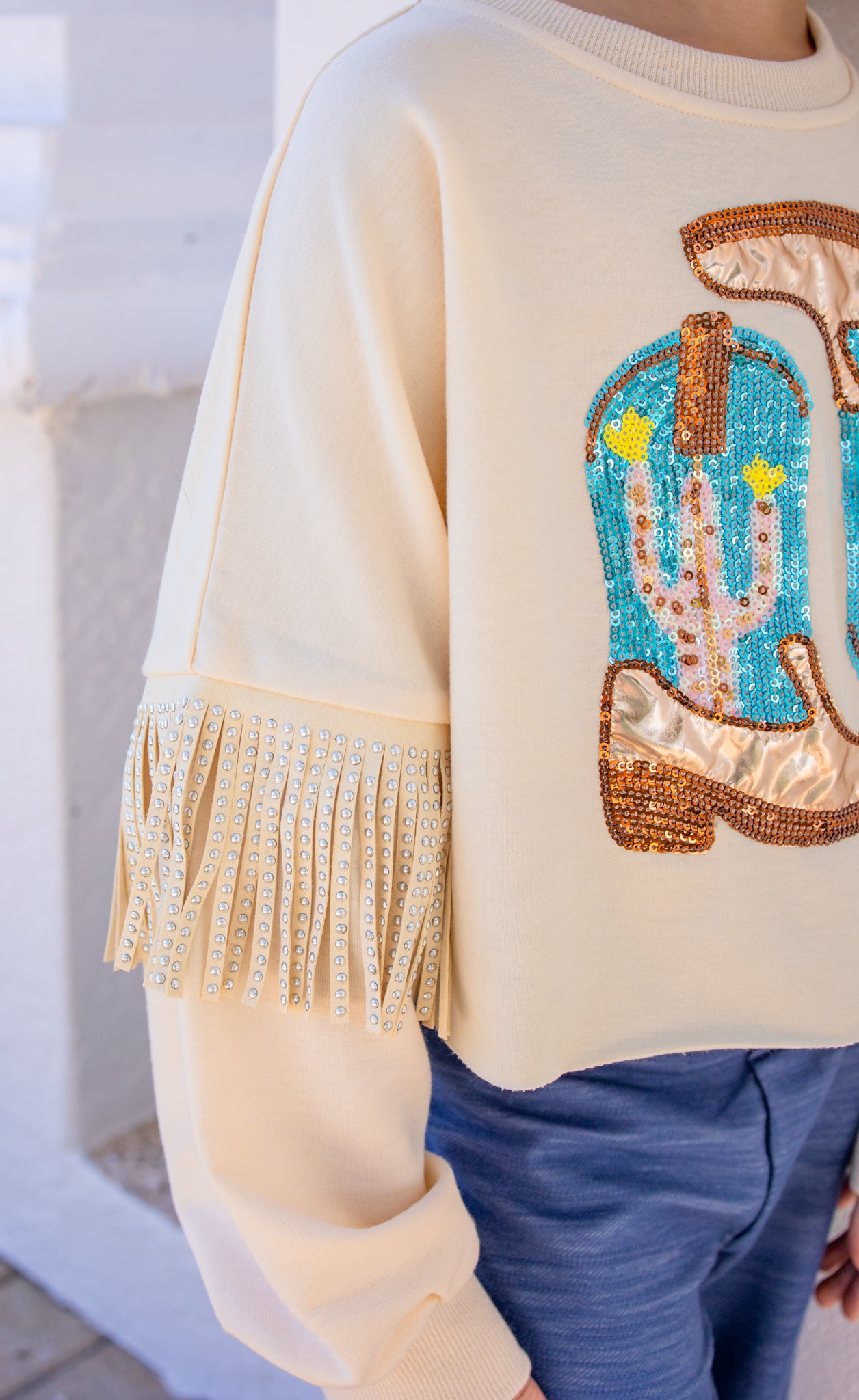 Sequin Sweater - Wild West