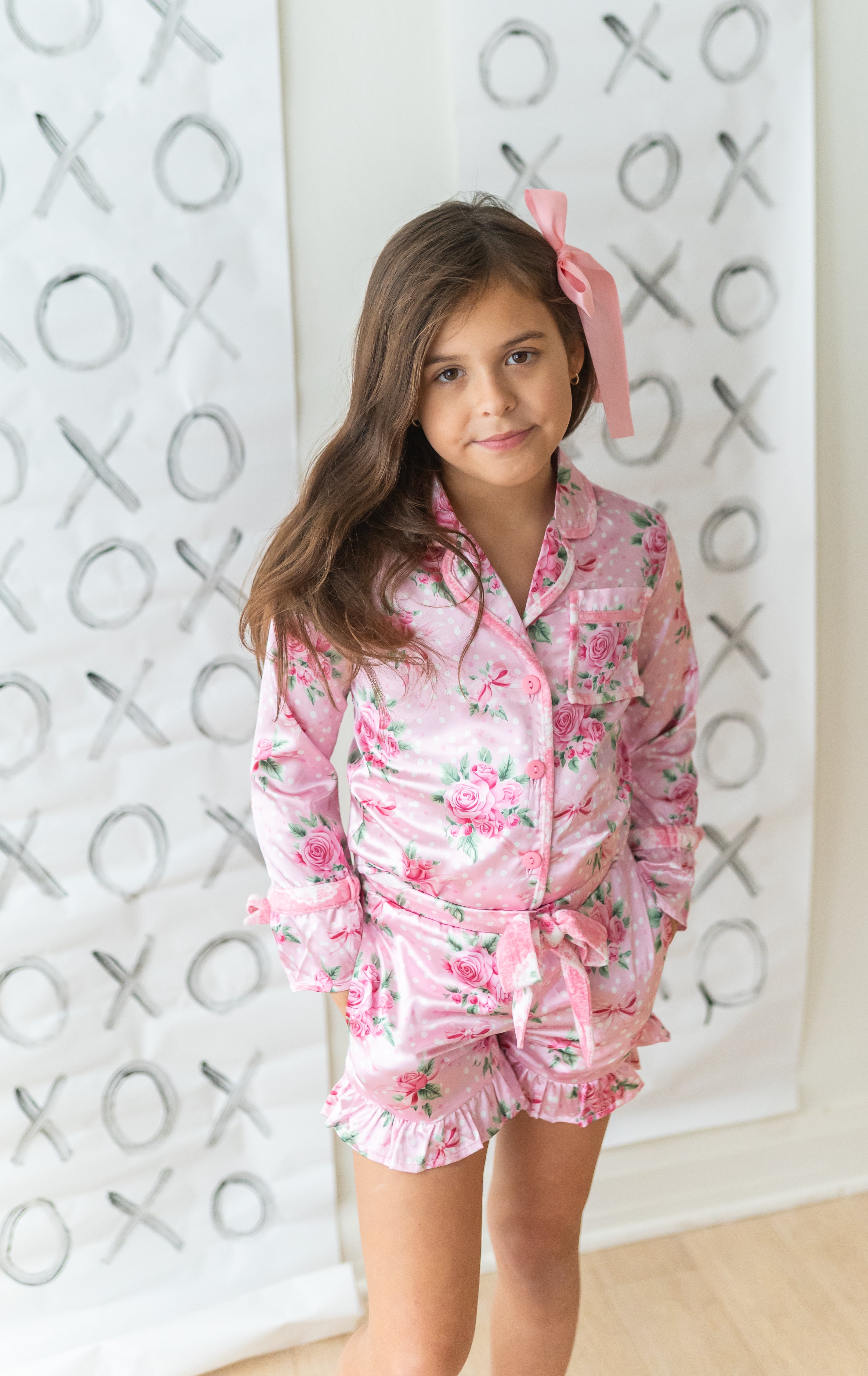 Satin Loungewear Set - Shabby Rose
