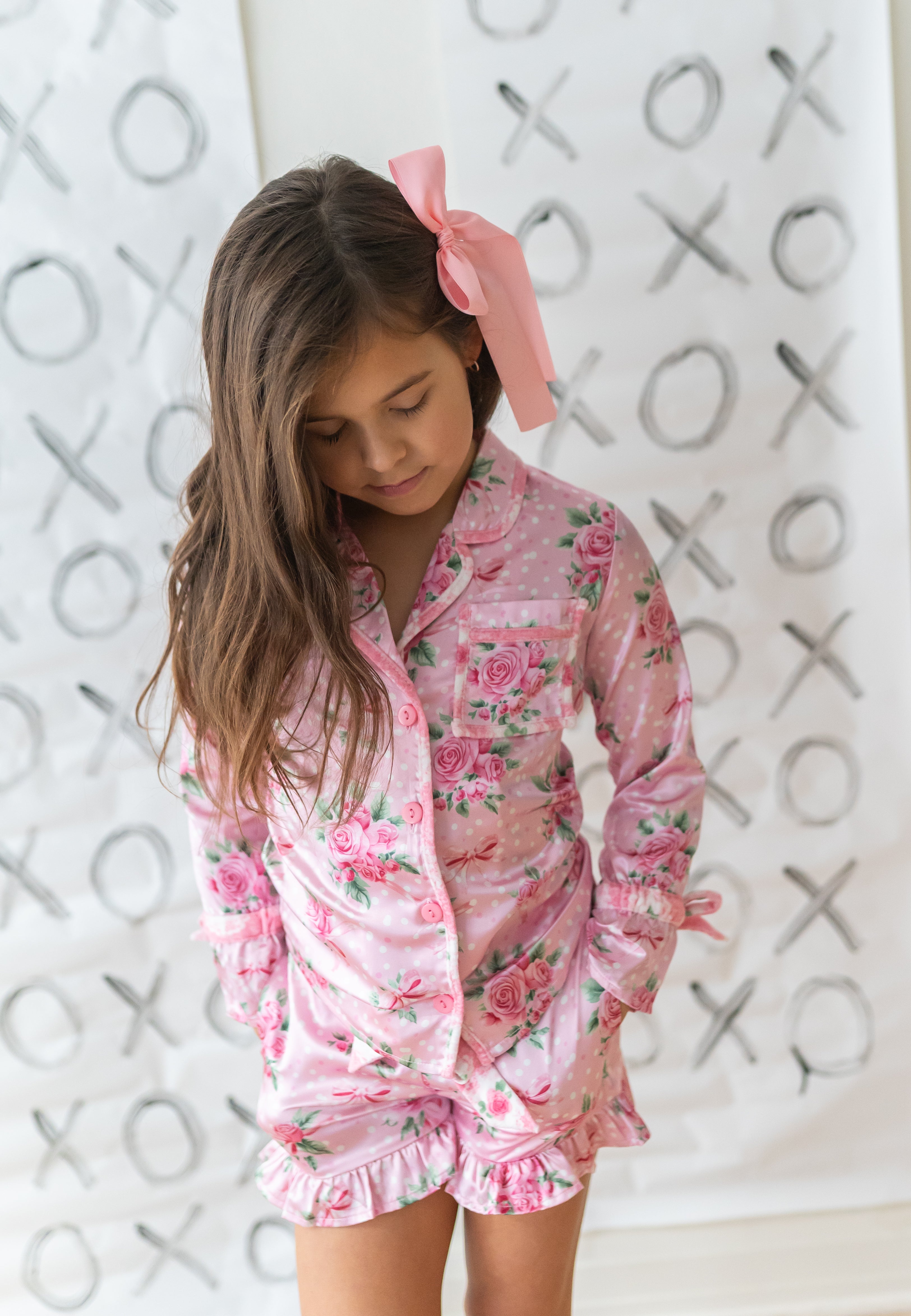 Satin Loungewear Set - Shabby Rose