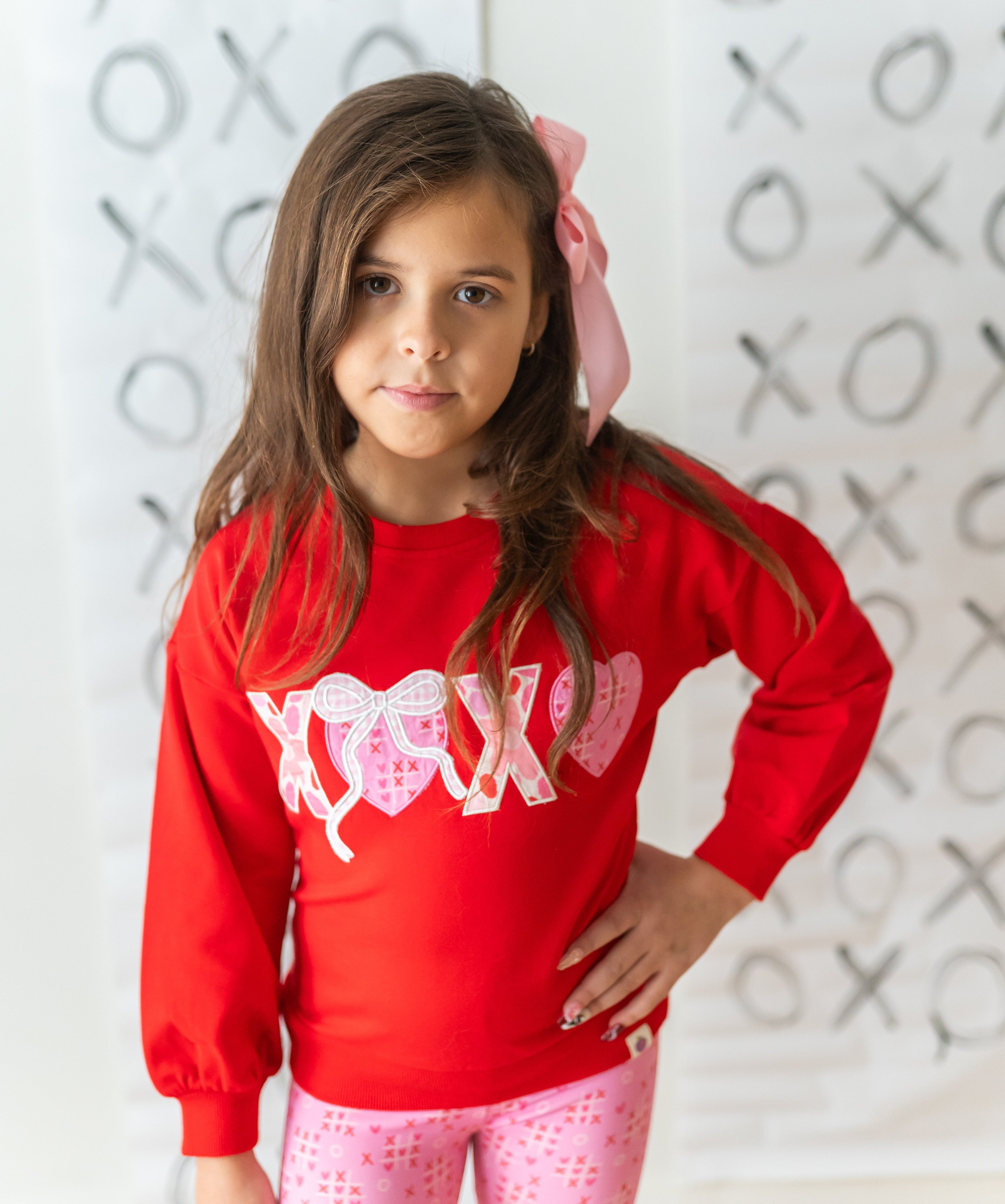 Model is wearing a 7Y