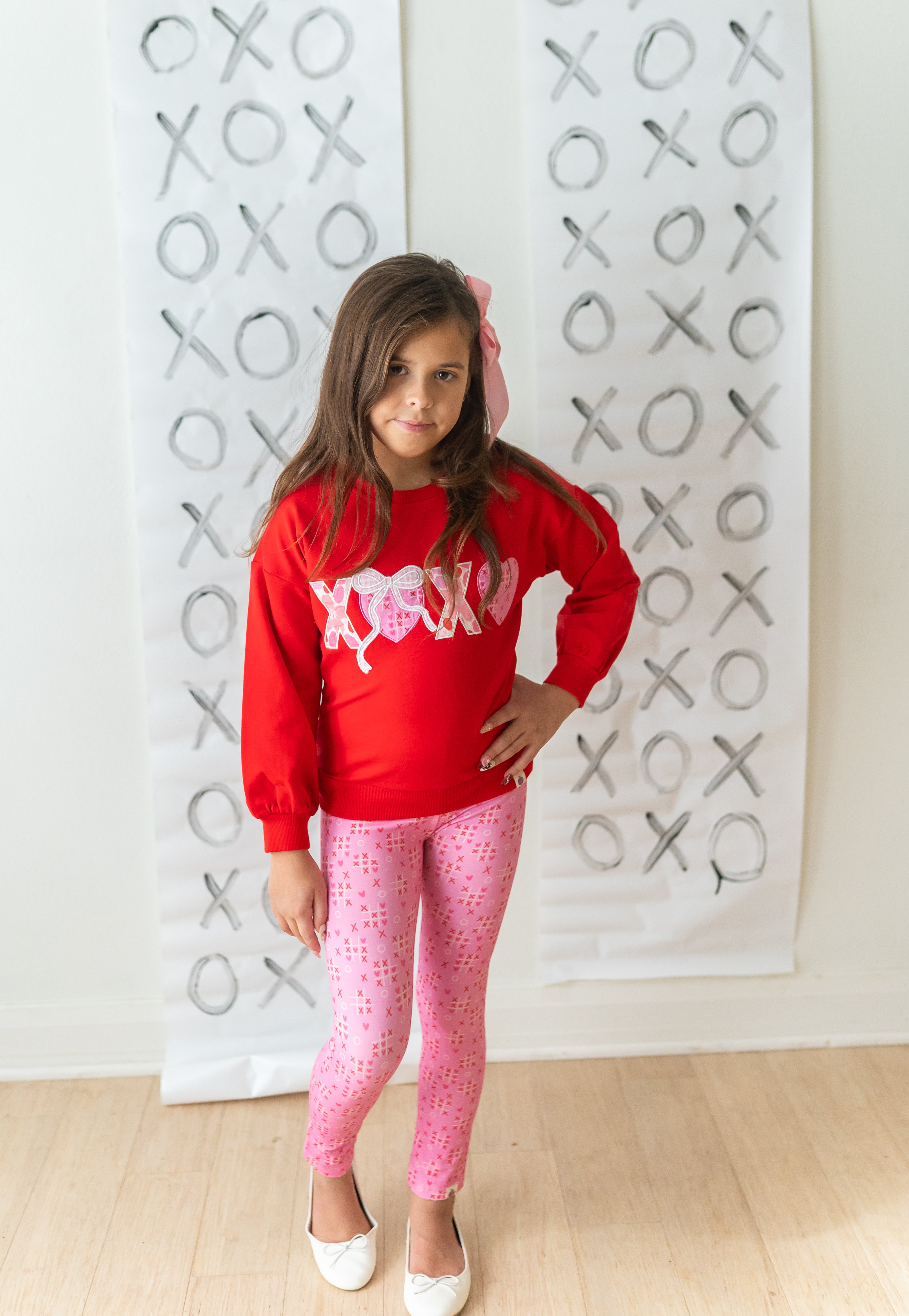 Applique Sweater - XOXO