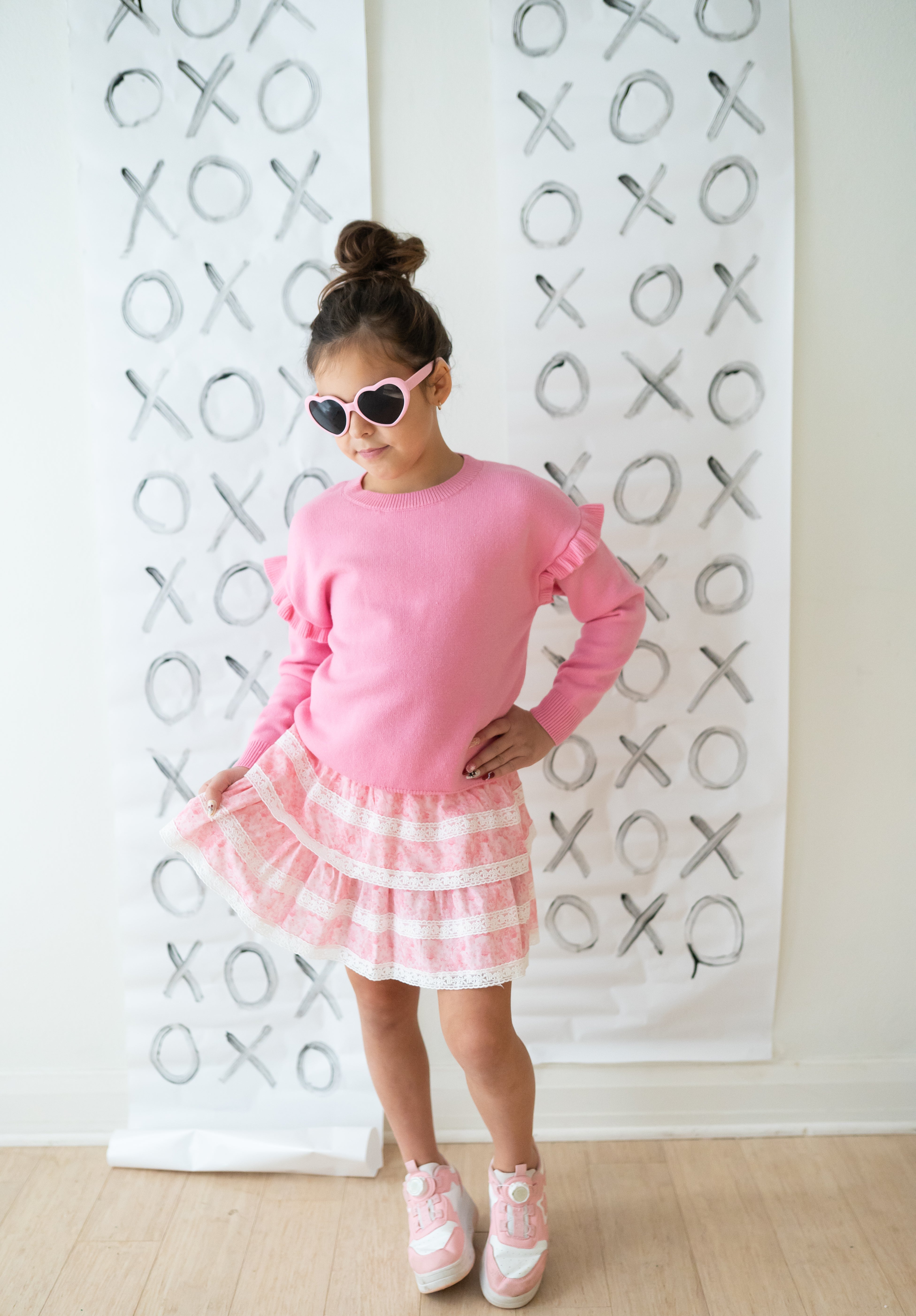 Blair Layer Skirt - Pink Peony