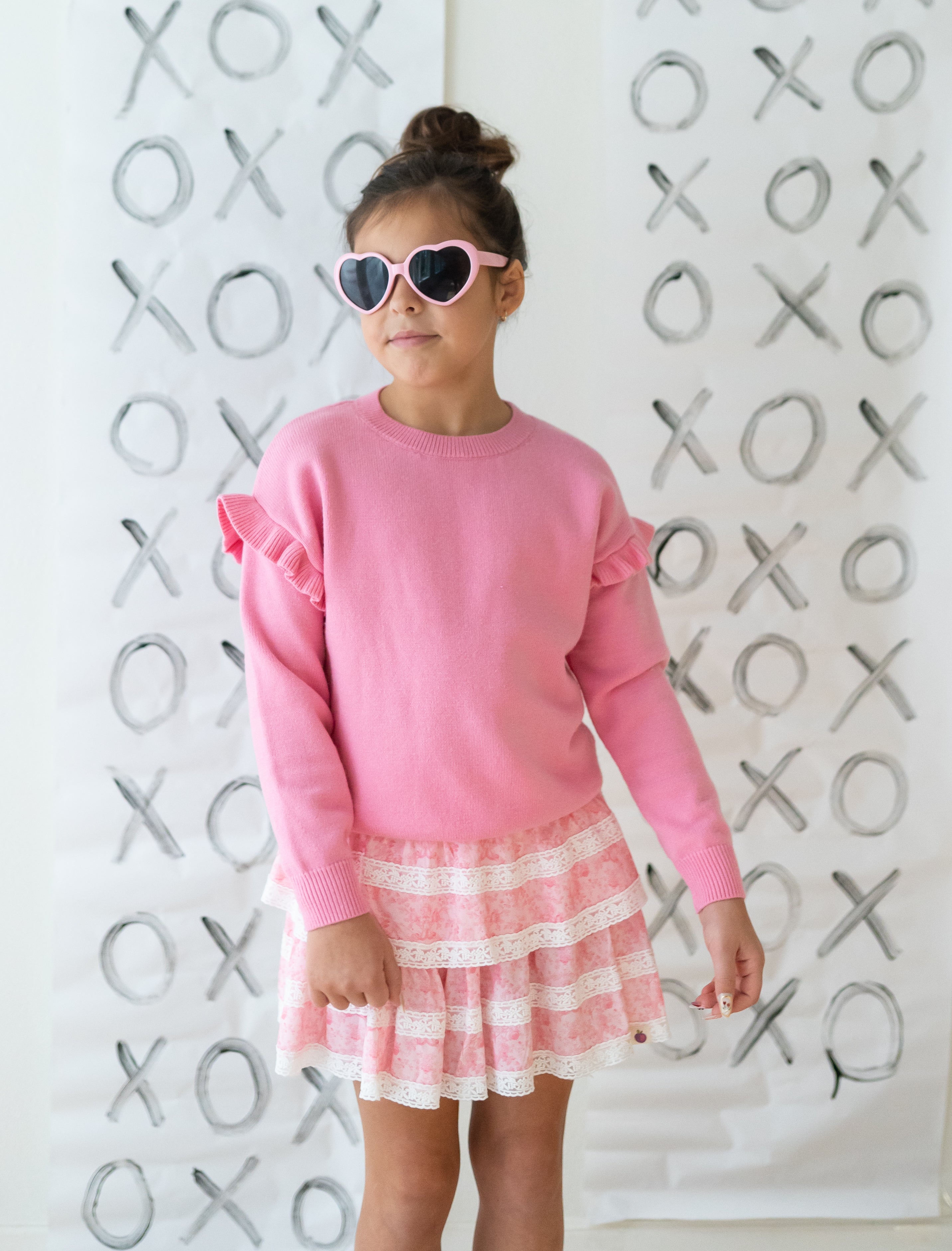 Blair Layer Skirt - Pink Peony