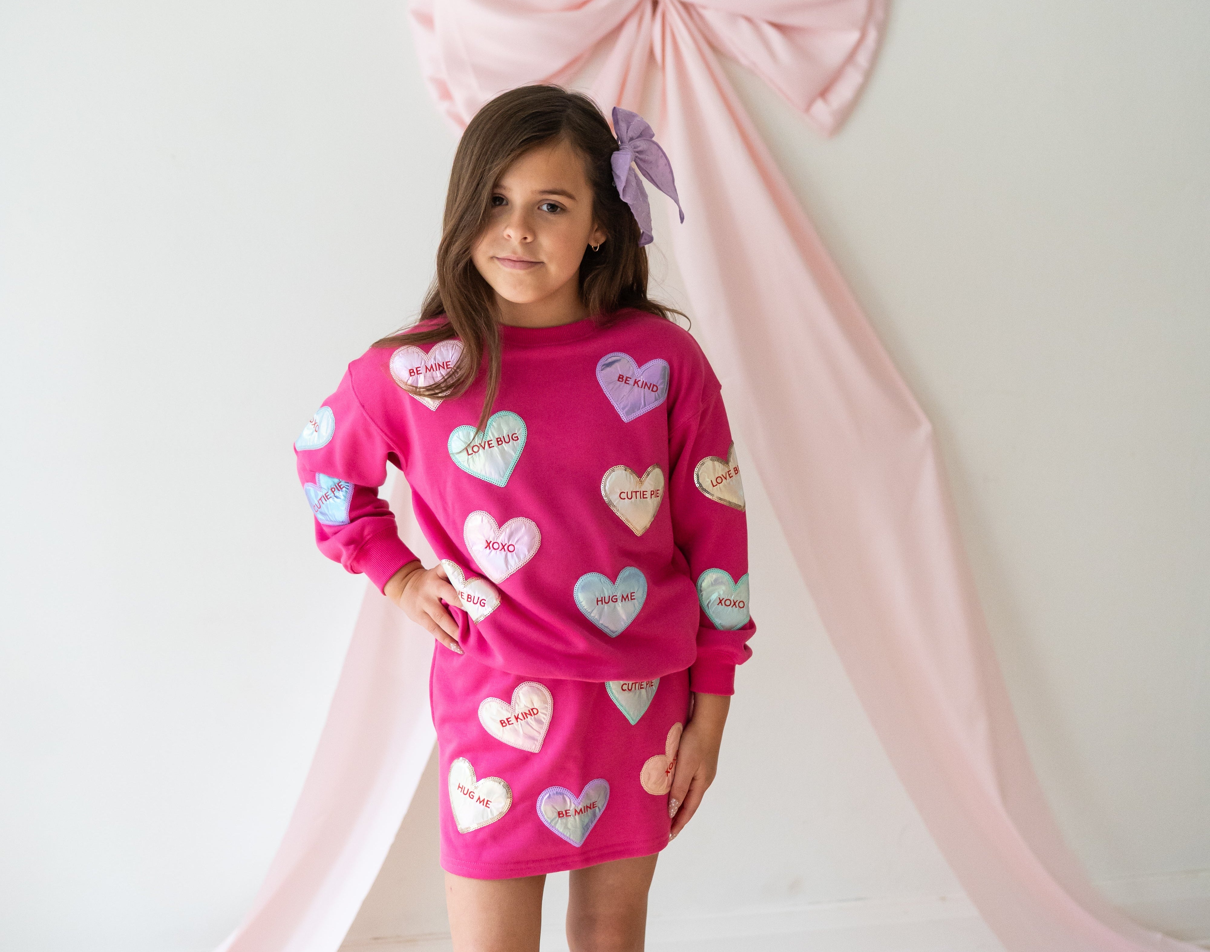 Skirt - Shimmer Candy Hearts