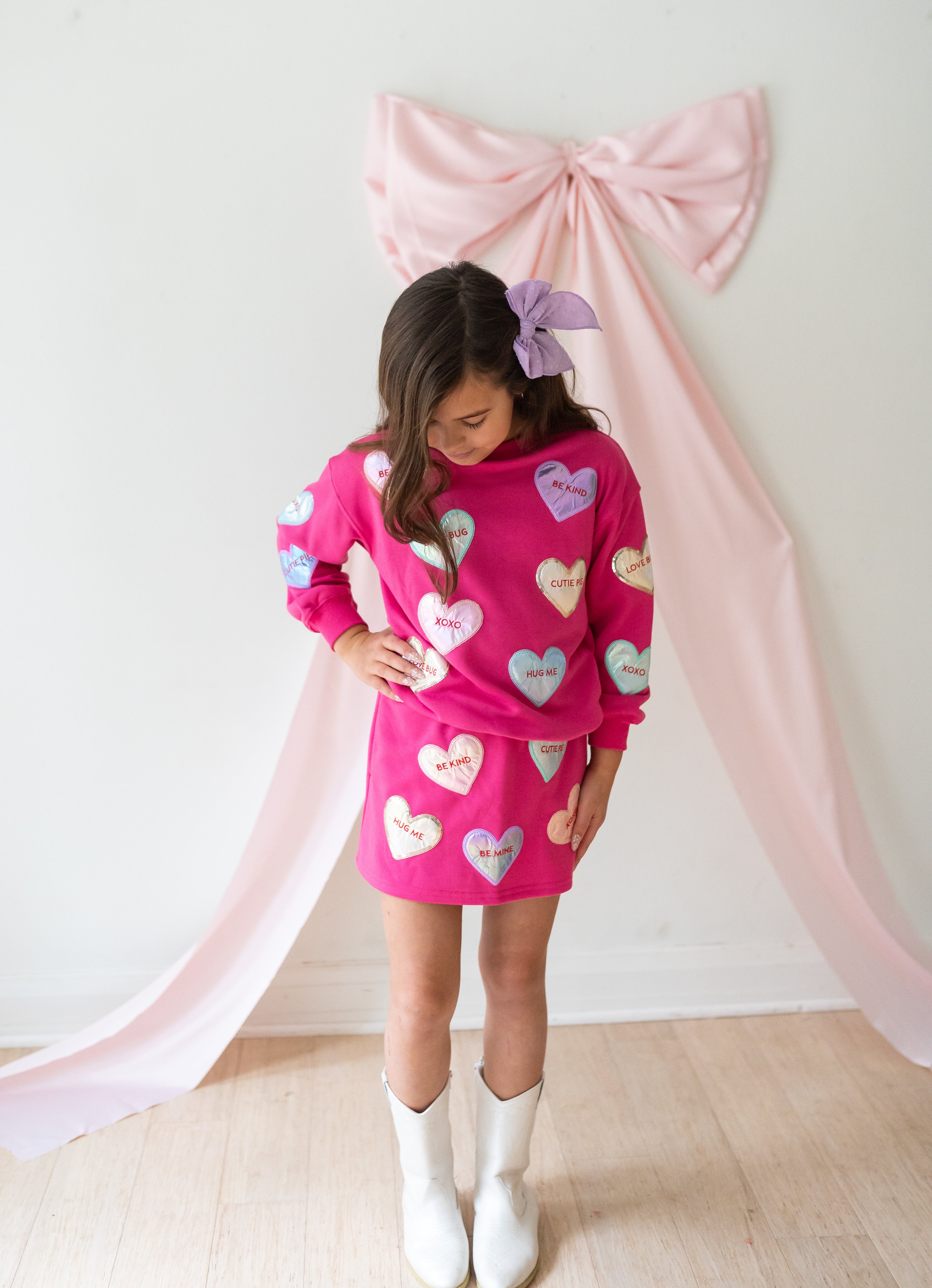 Skirt - Shimmer Candy Hearts