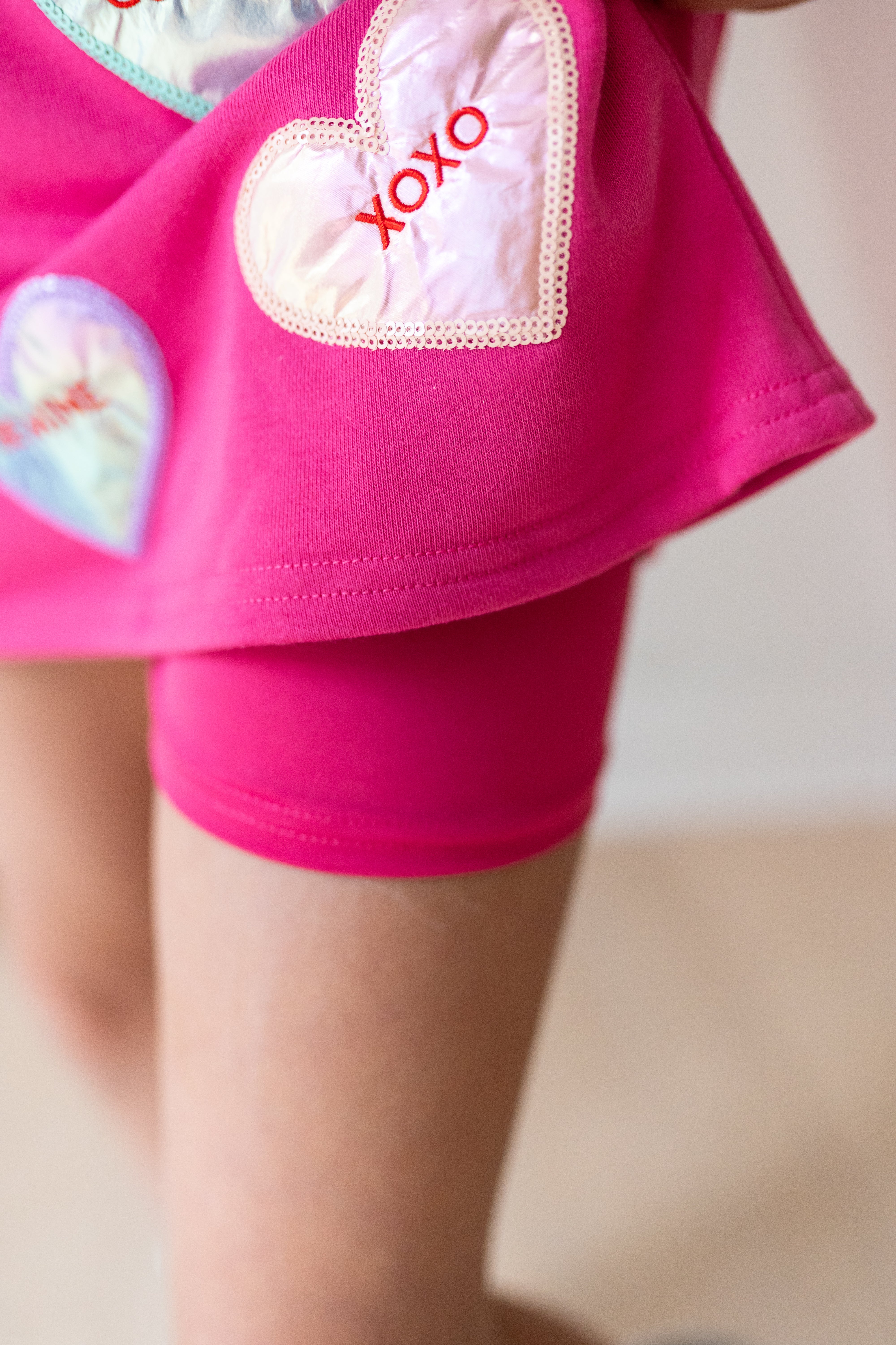Skirt - Shimmer Candy Hearts