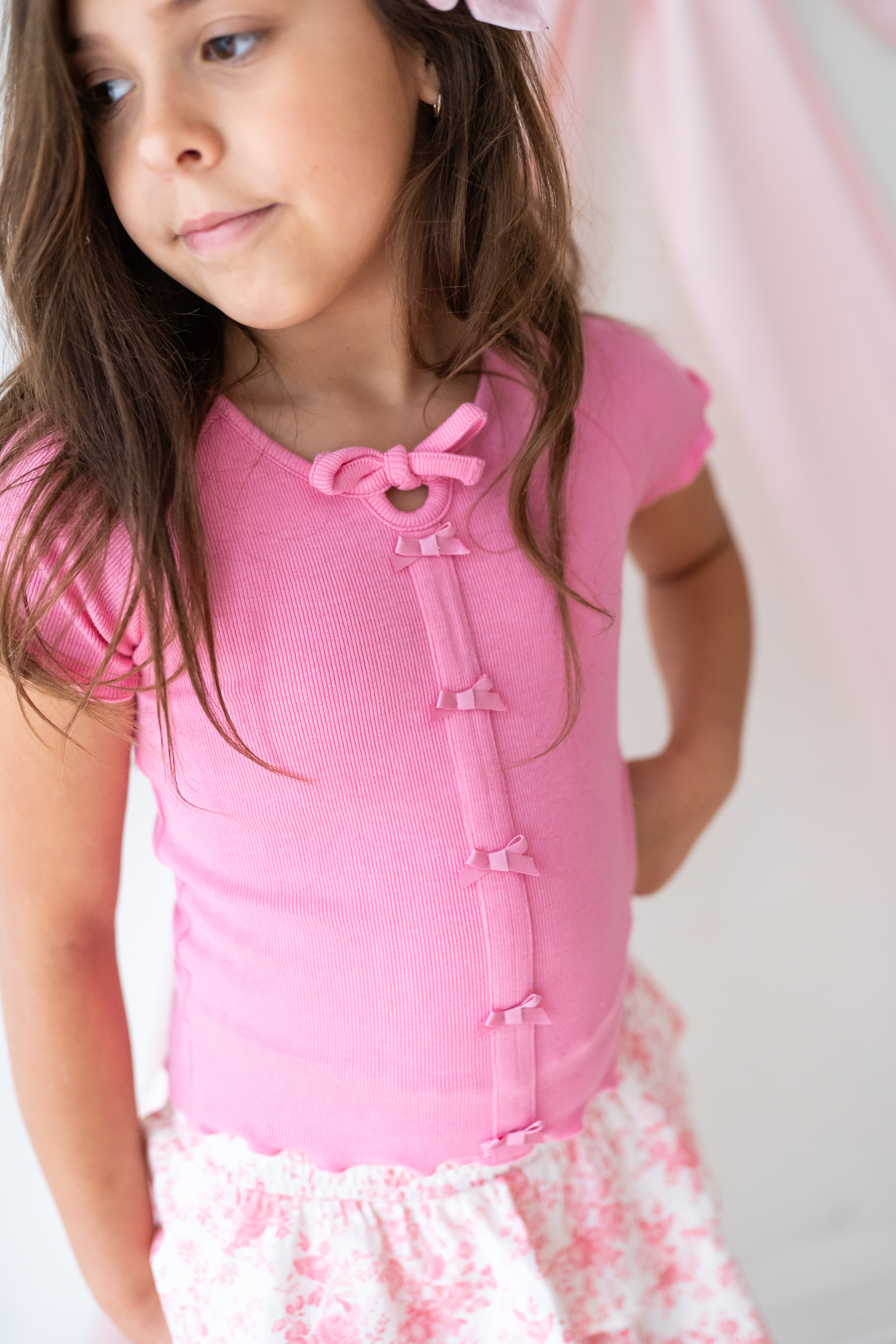 Bow Top - Toile de Rose (Pre-Order)