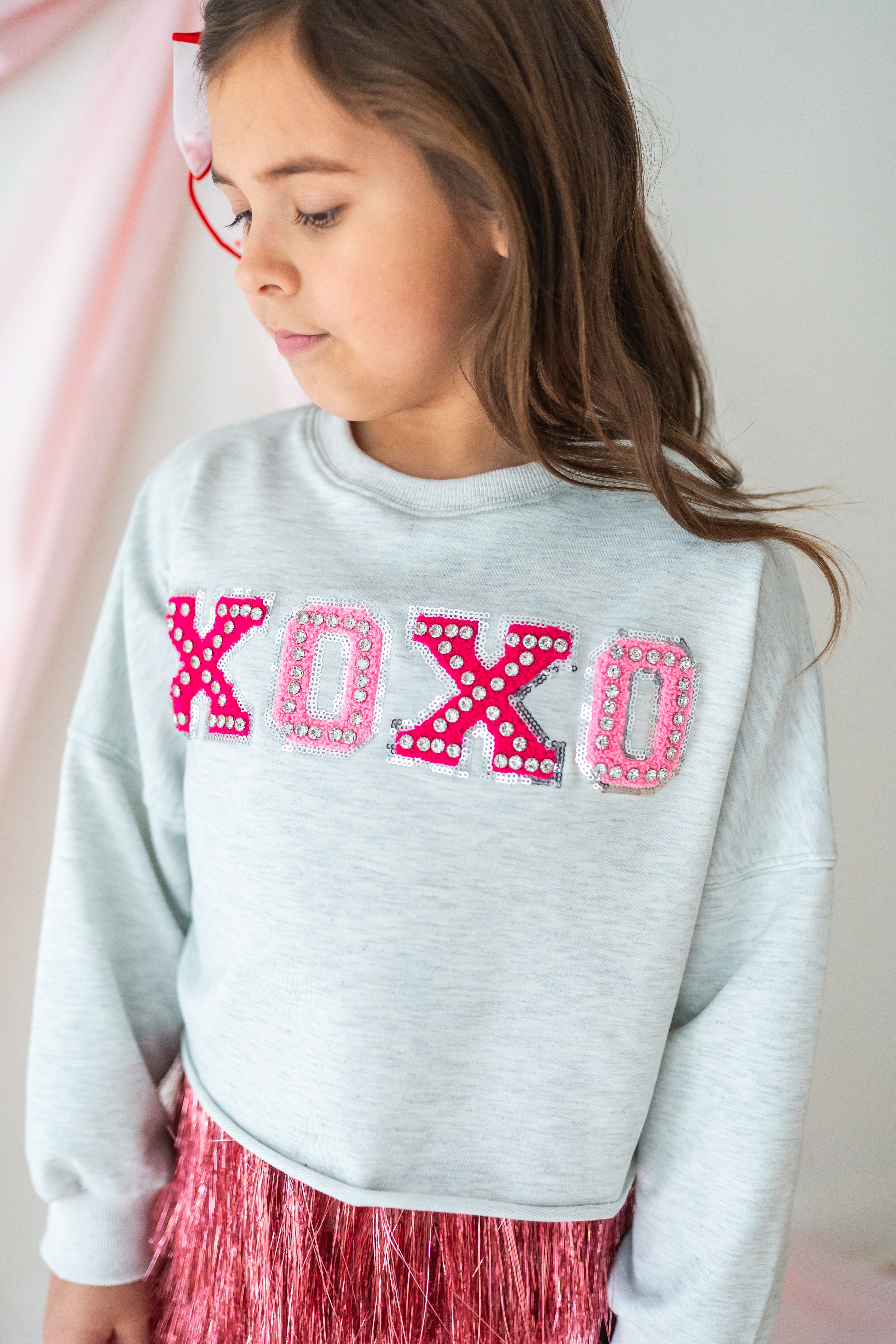 Sweater - Jeweled Xoxo