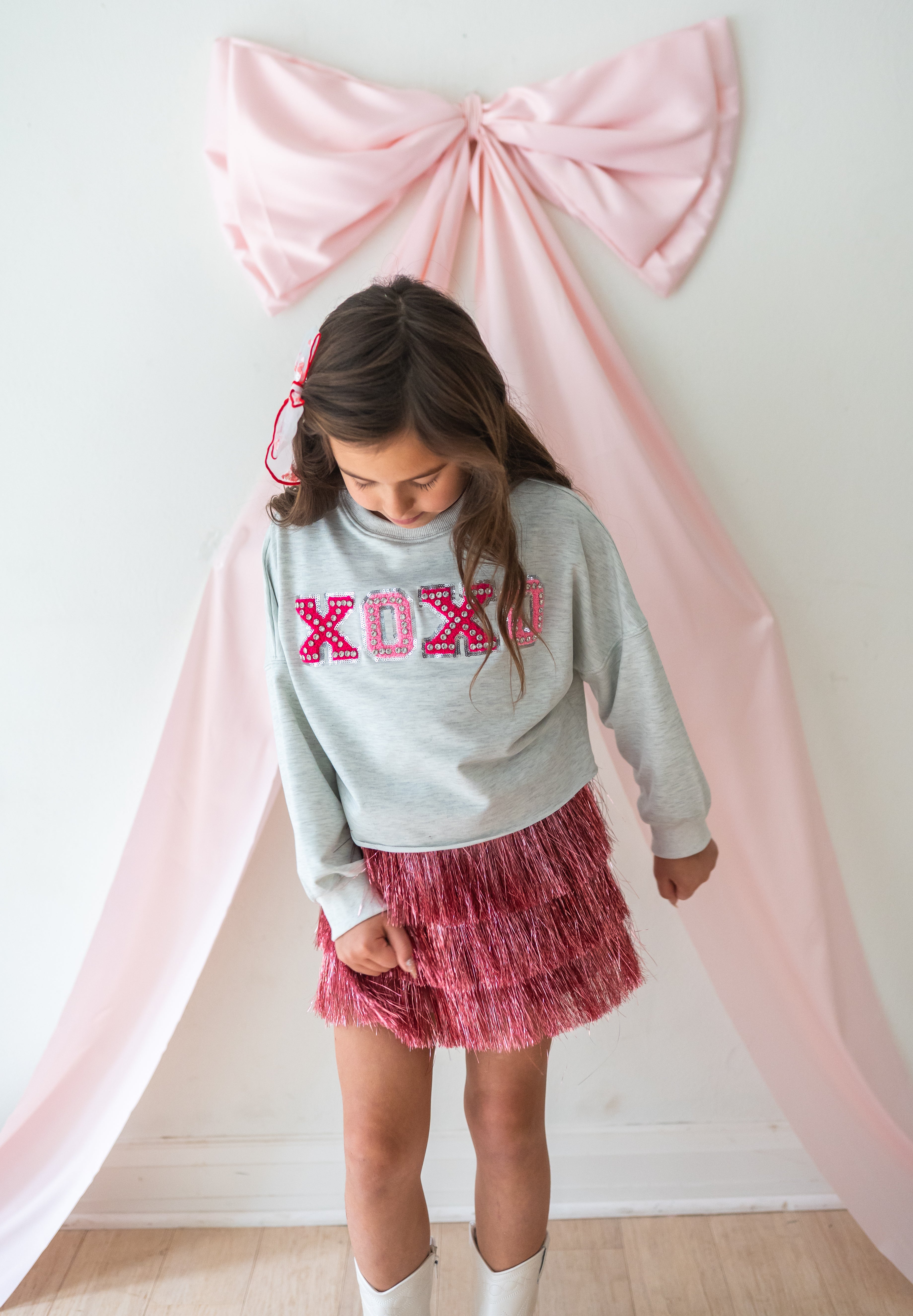 Sweater - Jeweled Xoxo