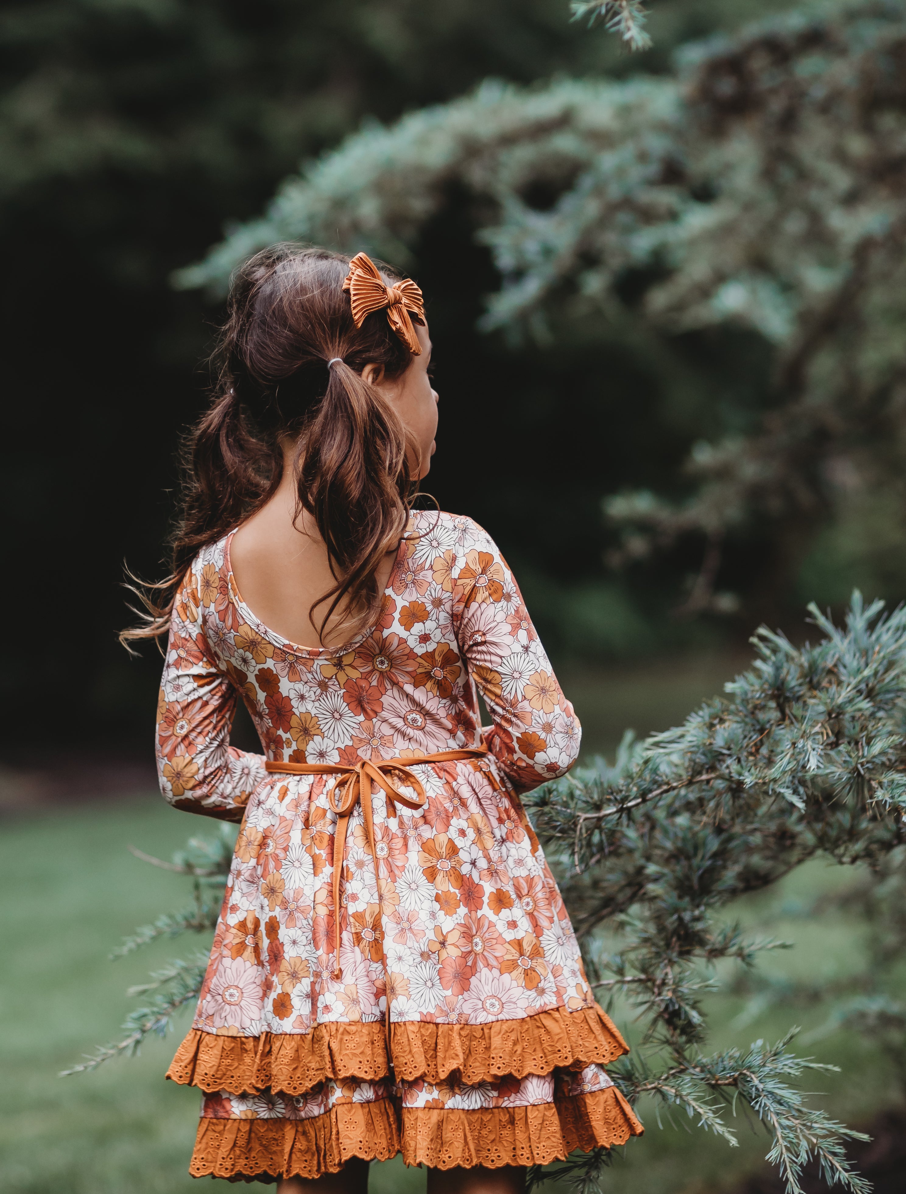 Myra Knit Dress - Retro Blooms