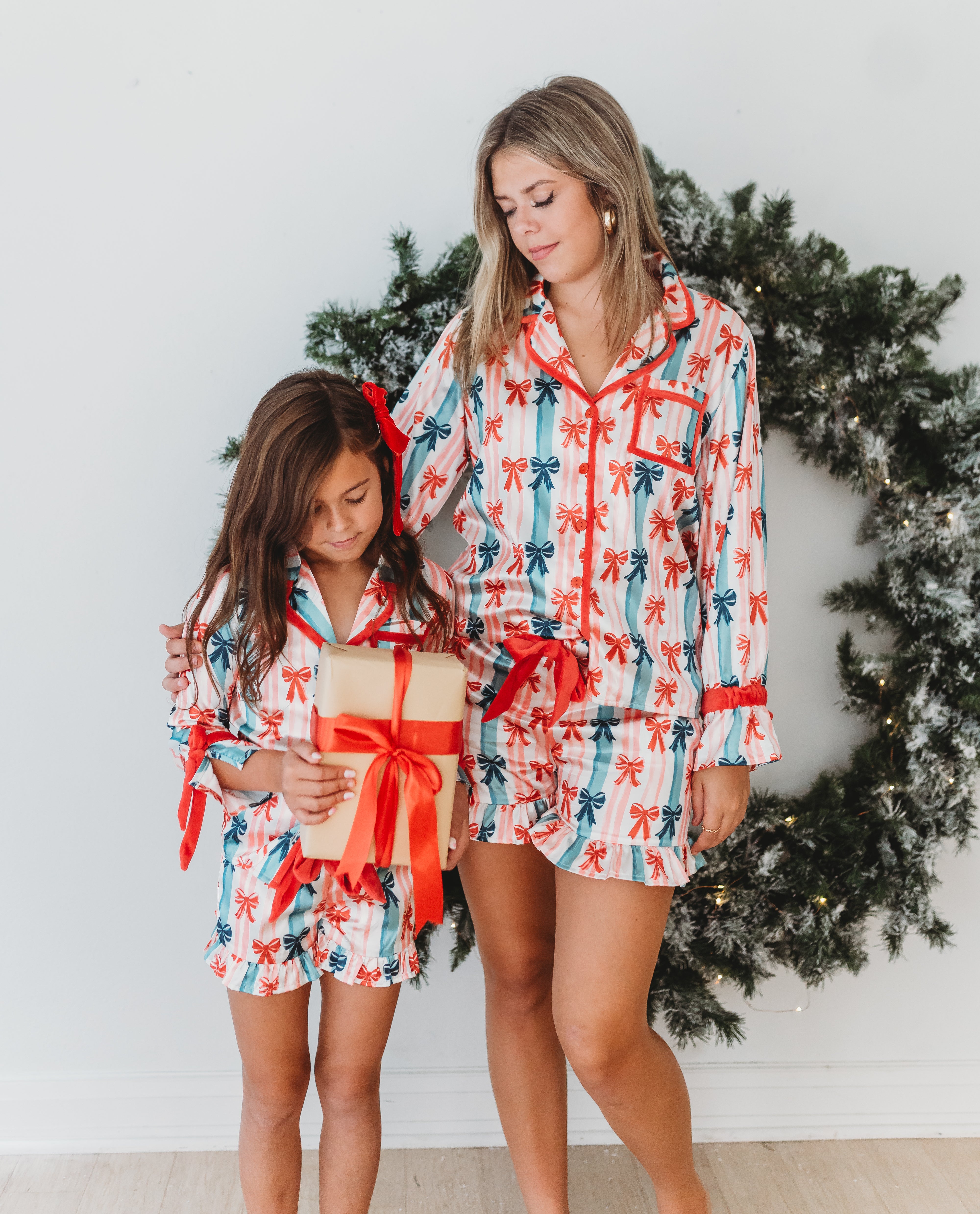 Women's Satin Loungewear Set - Twinkle Tied (Pre-Order)