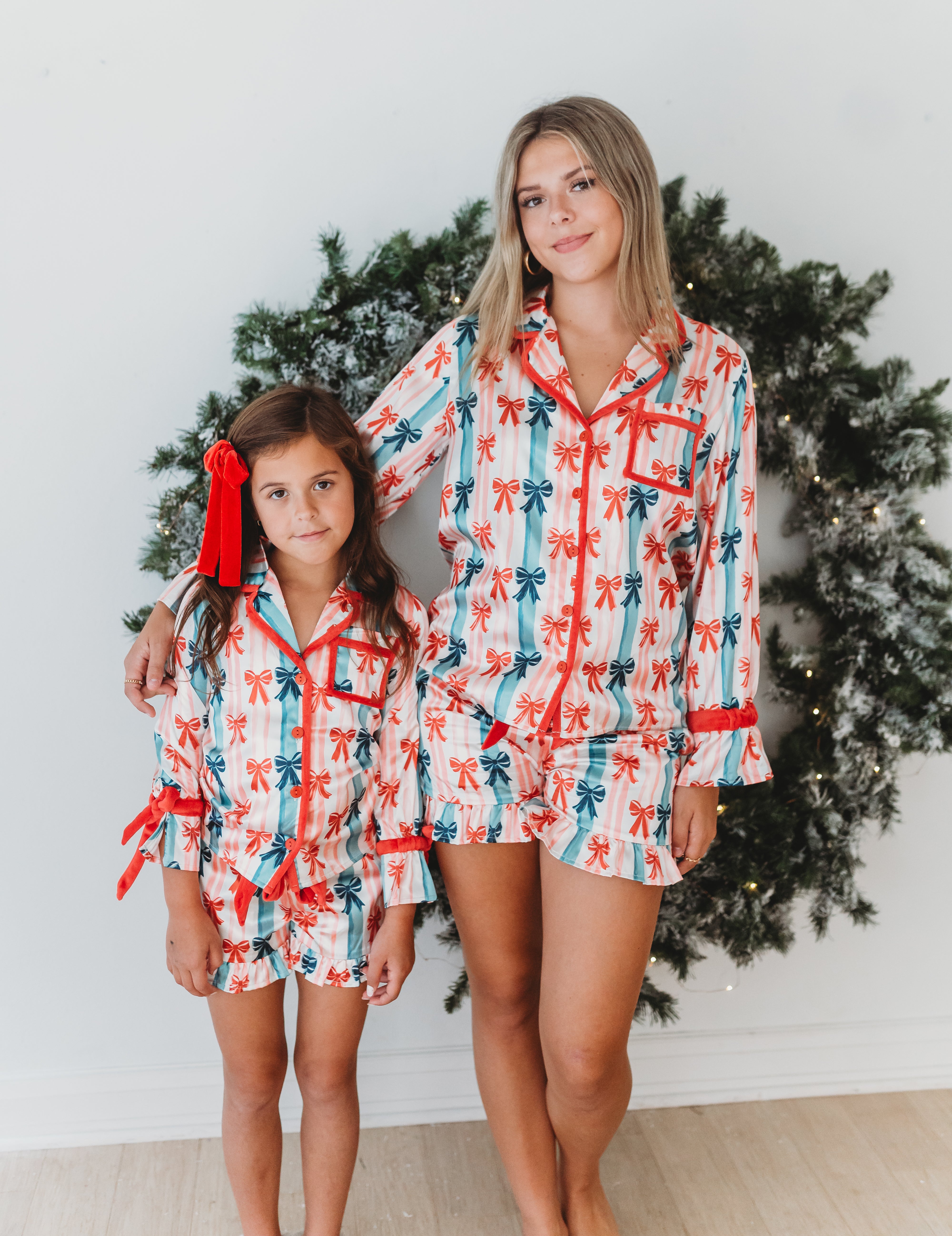 Women's Satin Loungewear Set - Twinkle Tied (Pre-Order)