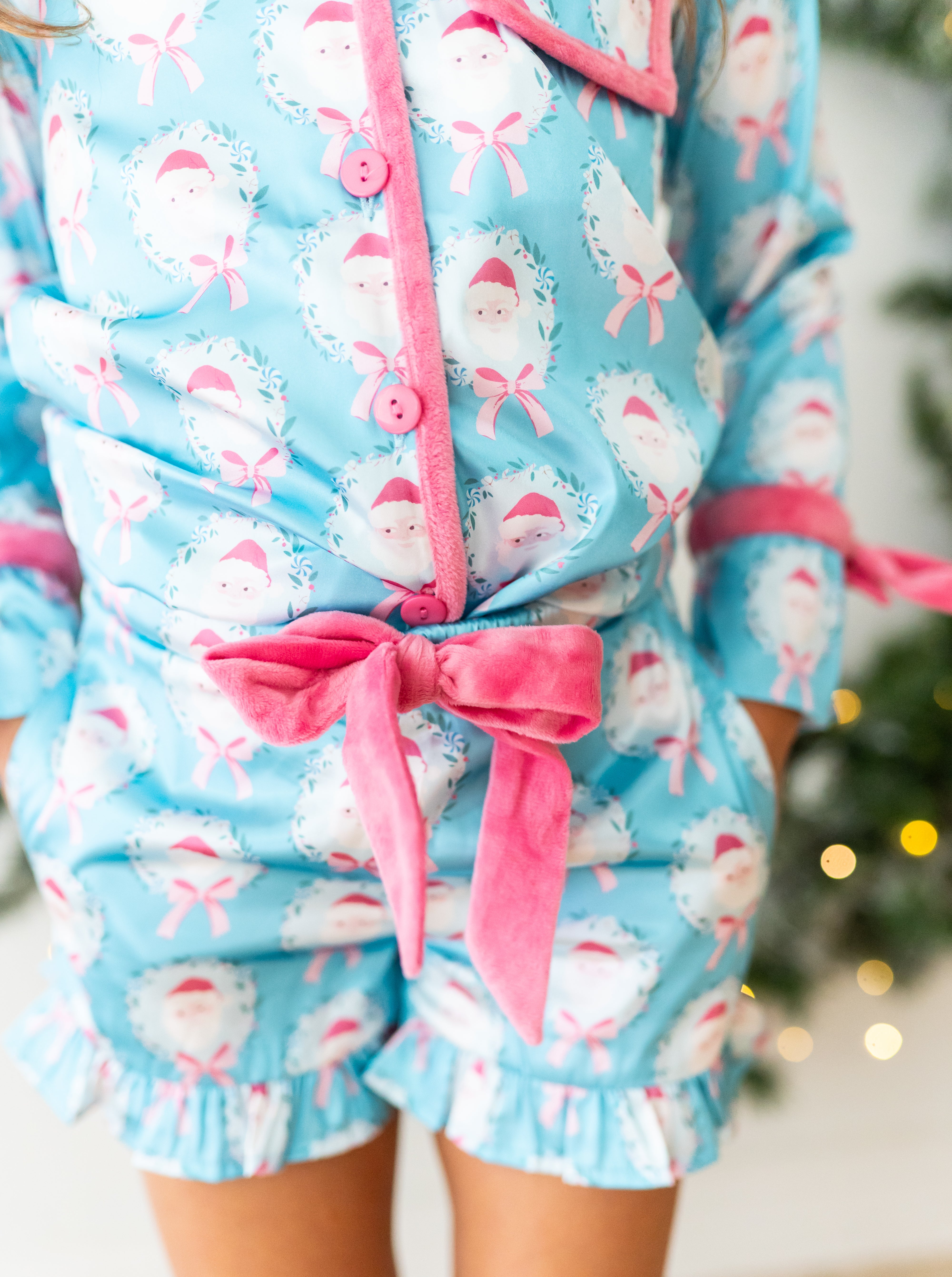 Satin Loungewear Set - Teal Tidings (Pre-Order)
