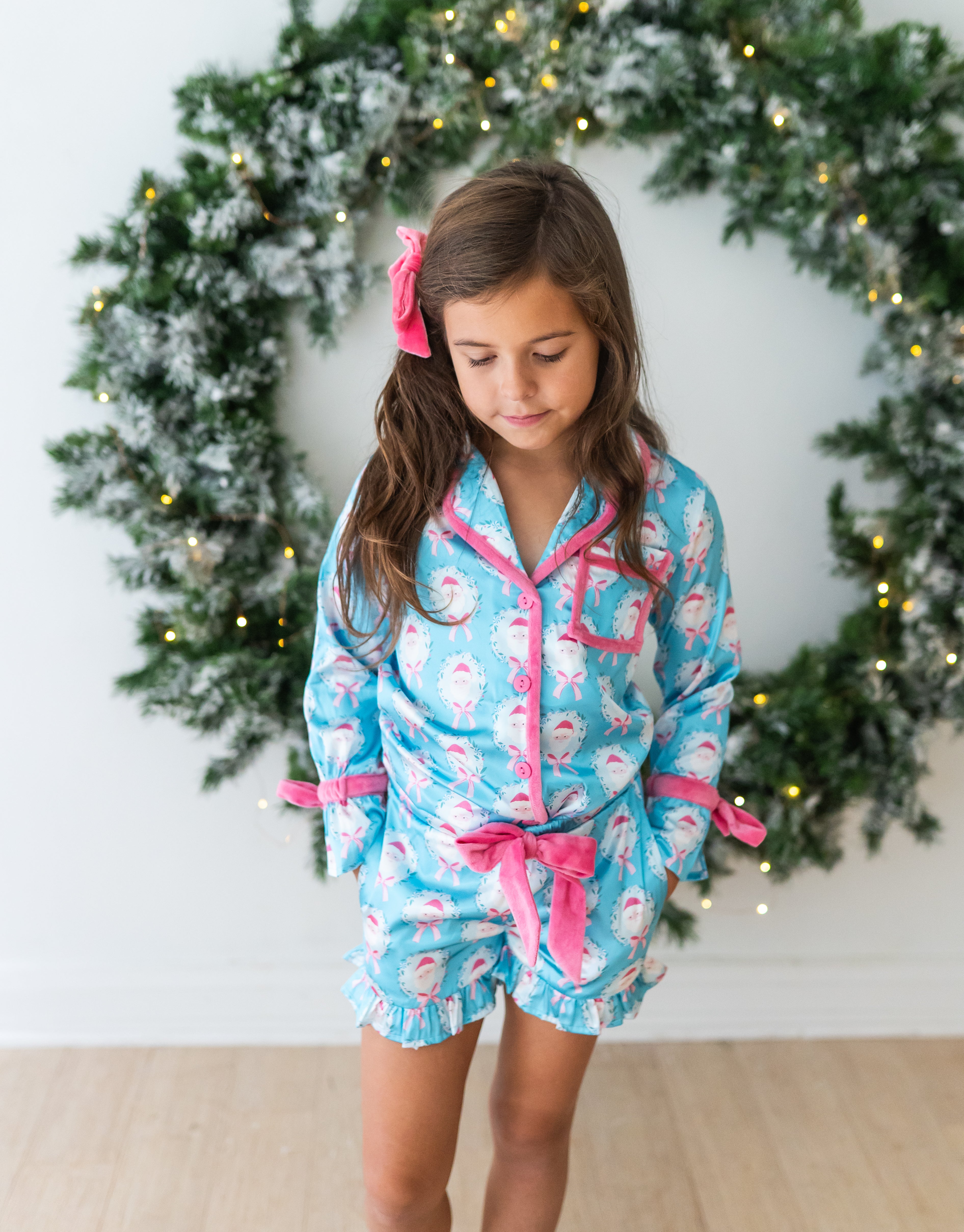 Satin Loungewear Set - Teal Tidings (Pre-Order)